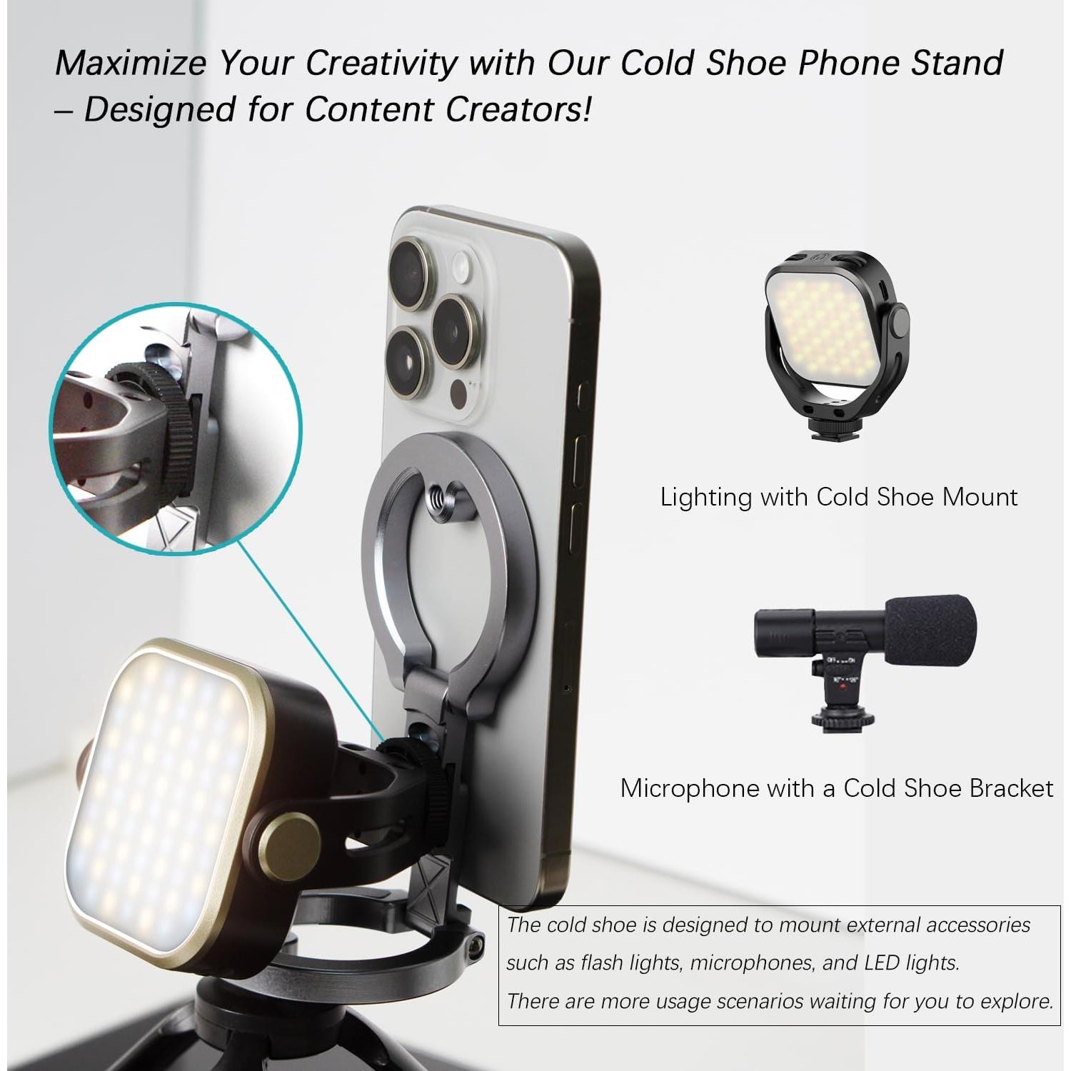 Soporte Magnético Doble para Teléfono Amlanpin Ajustable