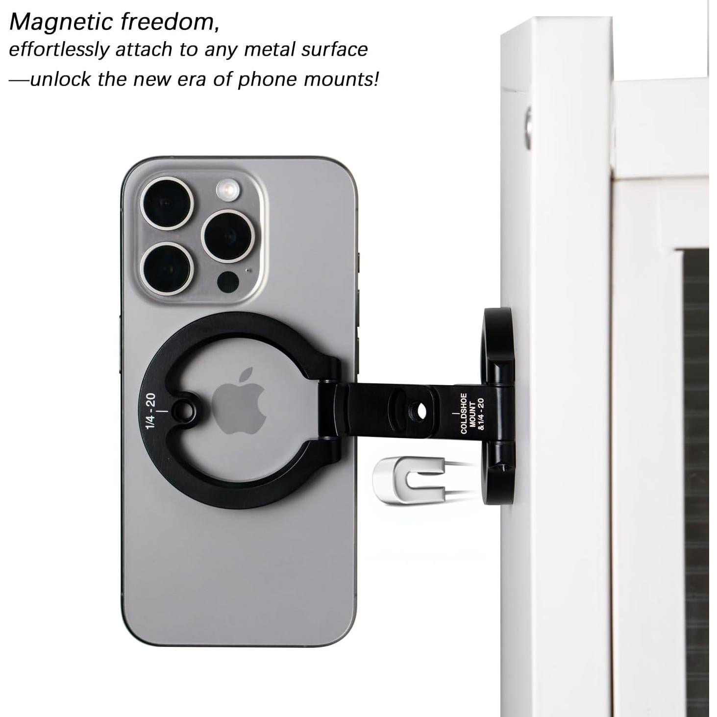 Soporte Magnético Doble para Teléfono Amlanpin Ajustable