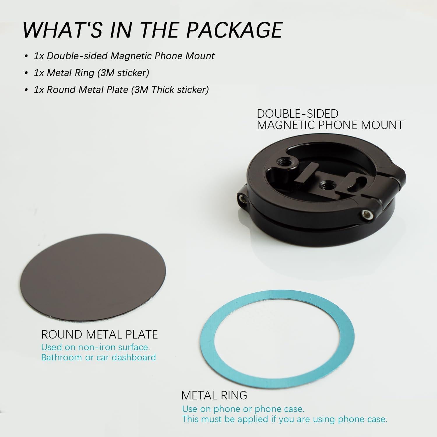 Soporte Magnético Doble para Teléfono Amlanpin Ajustable