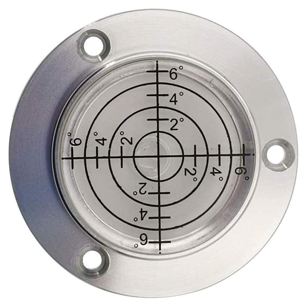 Nivel de Burbuja Redondo XMLEI 50mm Aluminio Blanco