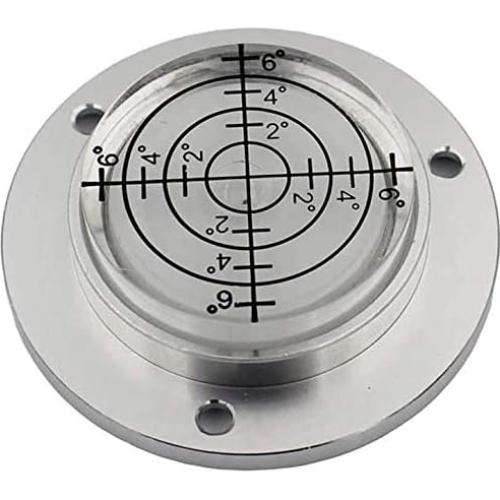 Nivel de Burbuja Redondo XMLEI 50mm Aluminio Blanco