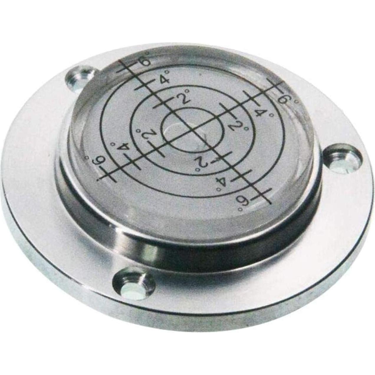 Nivel de Burbuja Redondo XMLEI 50mm Aluminio Blanco