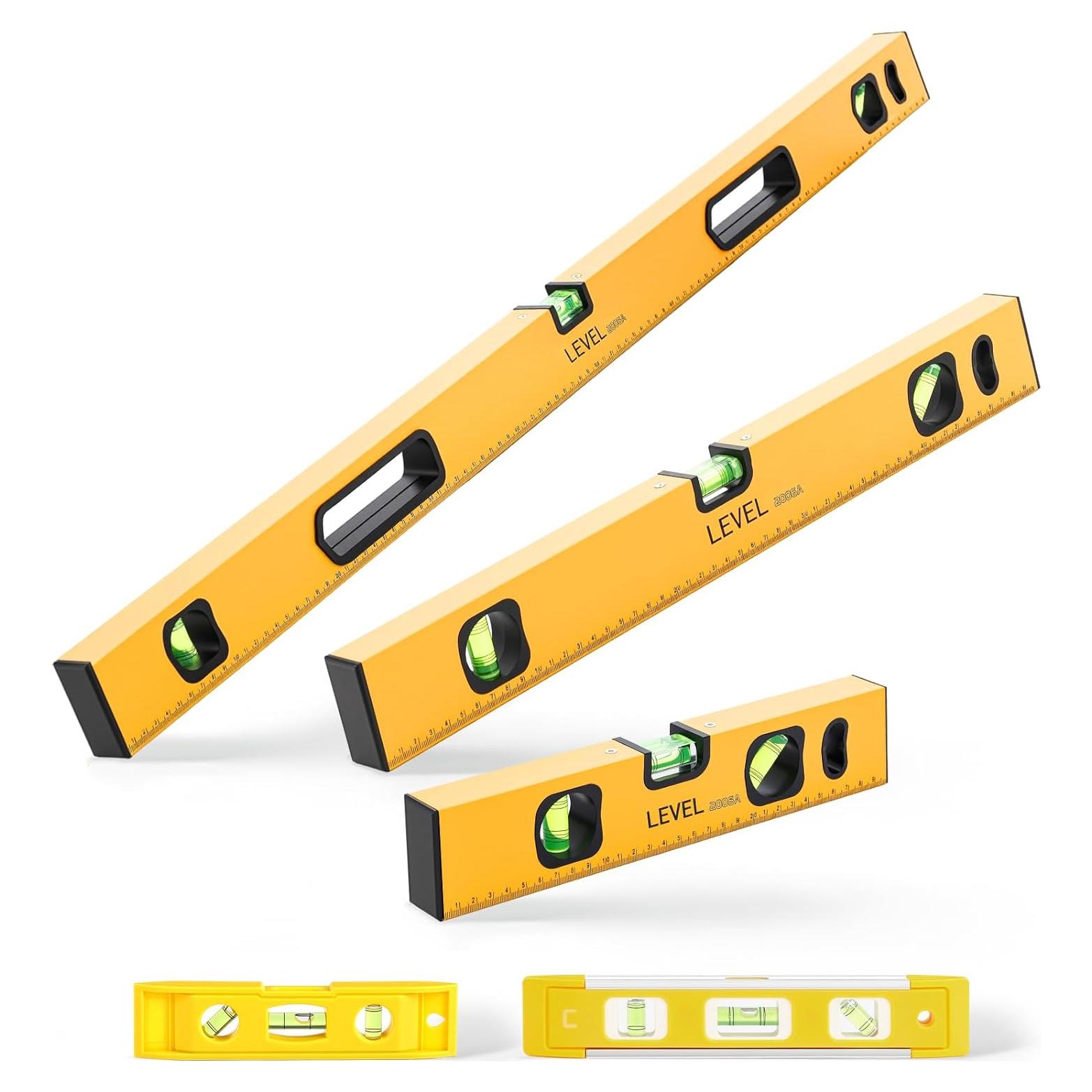 Conjunto de Niveles de Espíritu Kingdder 5 Piezas Aluminio