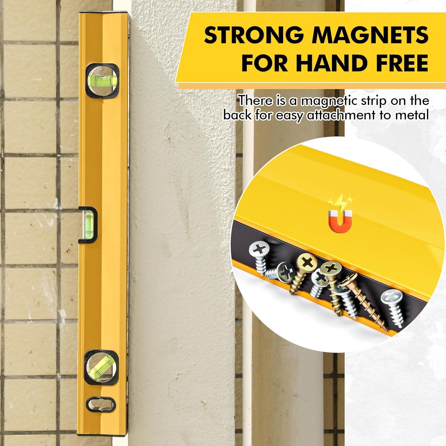 Conjunto de Niveles de Espíritu Kingdder 5 Piezas Aluminio