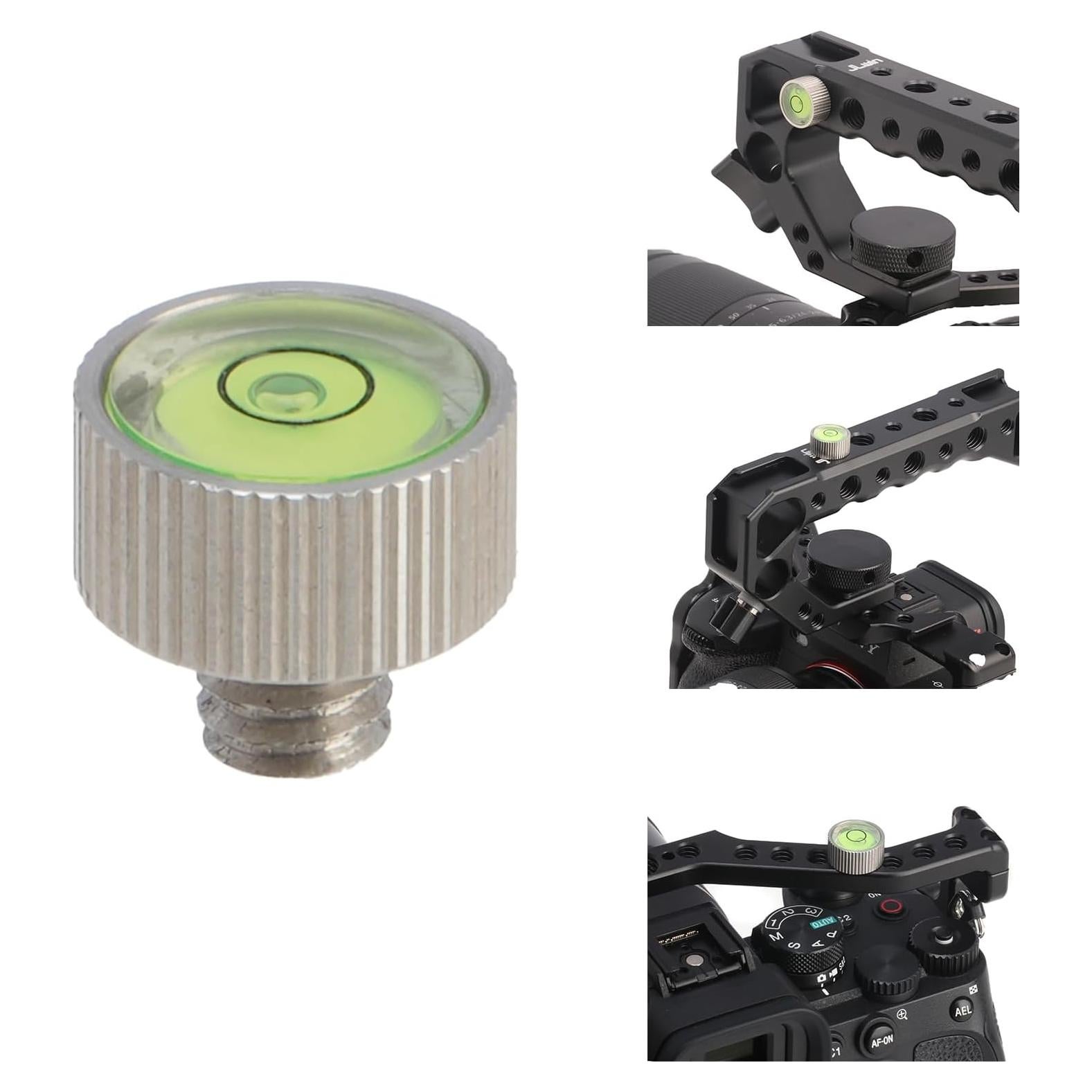 Nivel de burbuja de acero inoxidable FocusFoto 1/4"-20