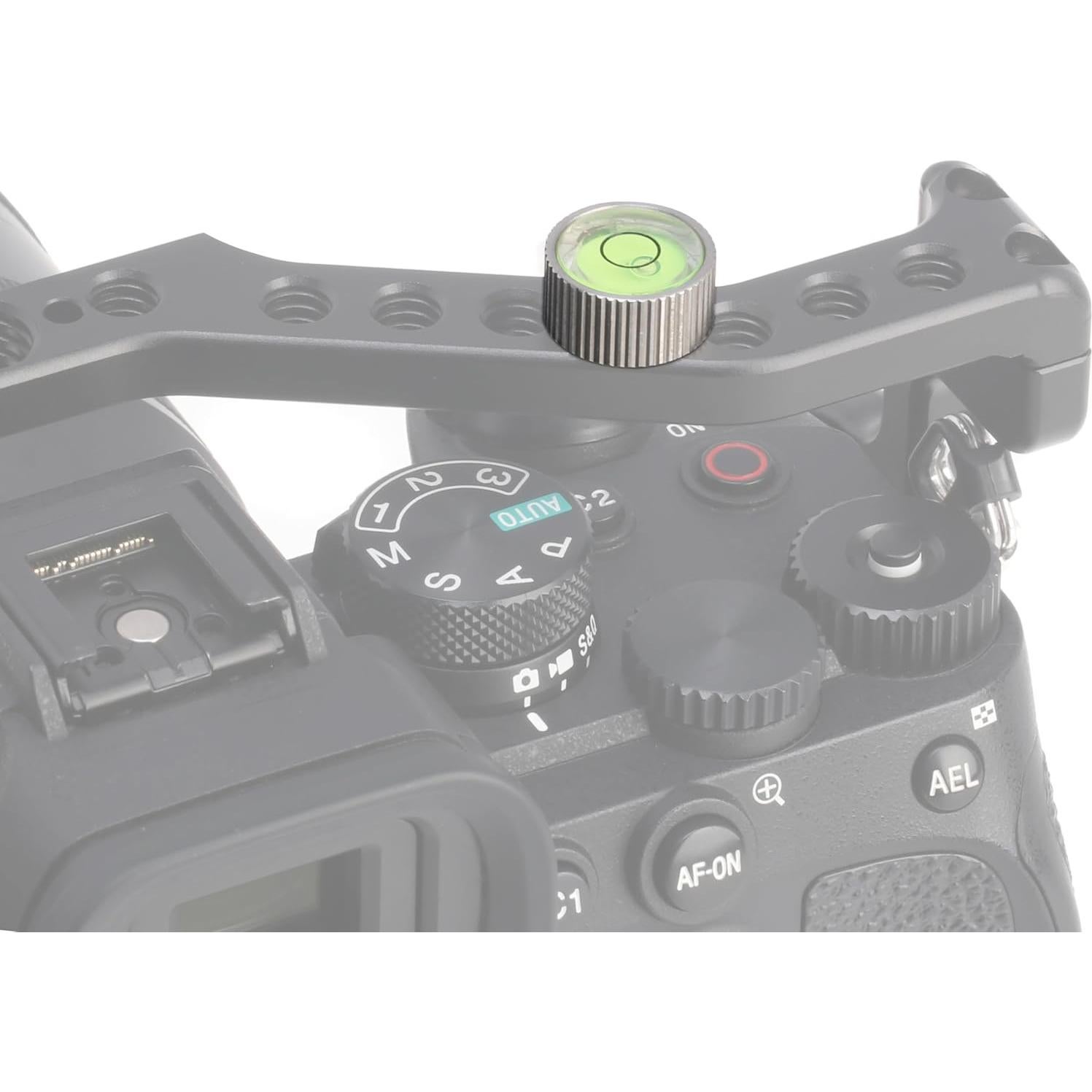 Nivel de burbuja de acero inoxidable FocusFoto 1/4"-20