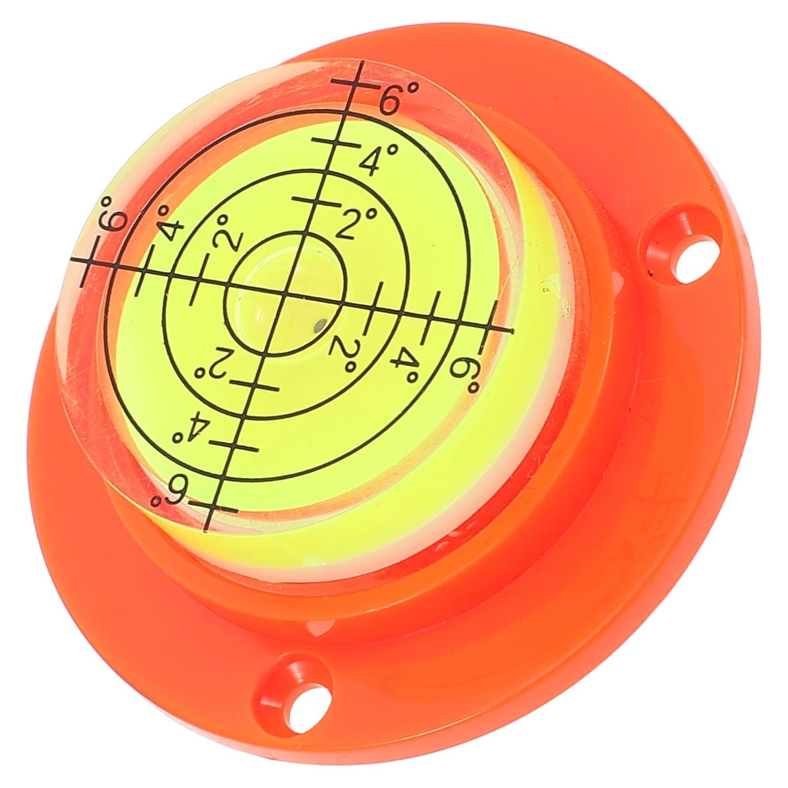 Nivel de Burbuja Circular Mini SEWACC 4.5cm Naranja Preciso
