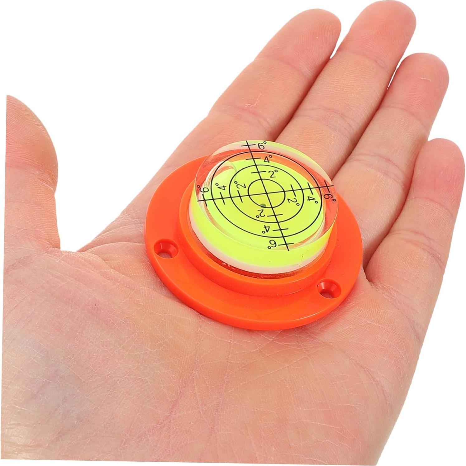 Nivel de Burbuja Circular Mini SEWACC 4.5cm Naranja Preciso