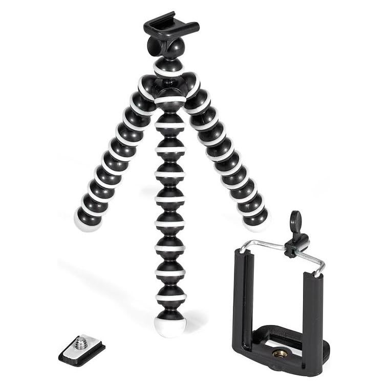 Trípode Micro para Smartphone GPX TPD78B, Altura 15.5 cm