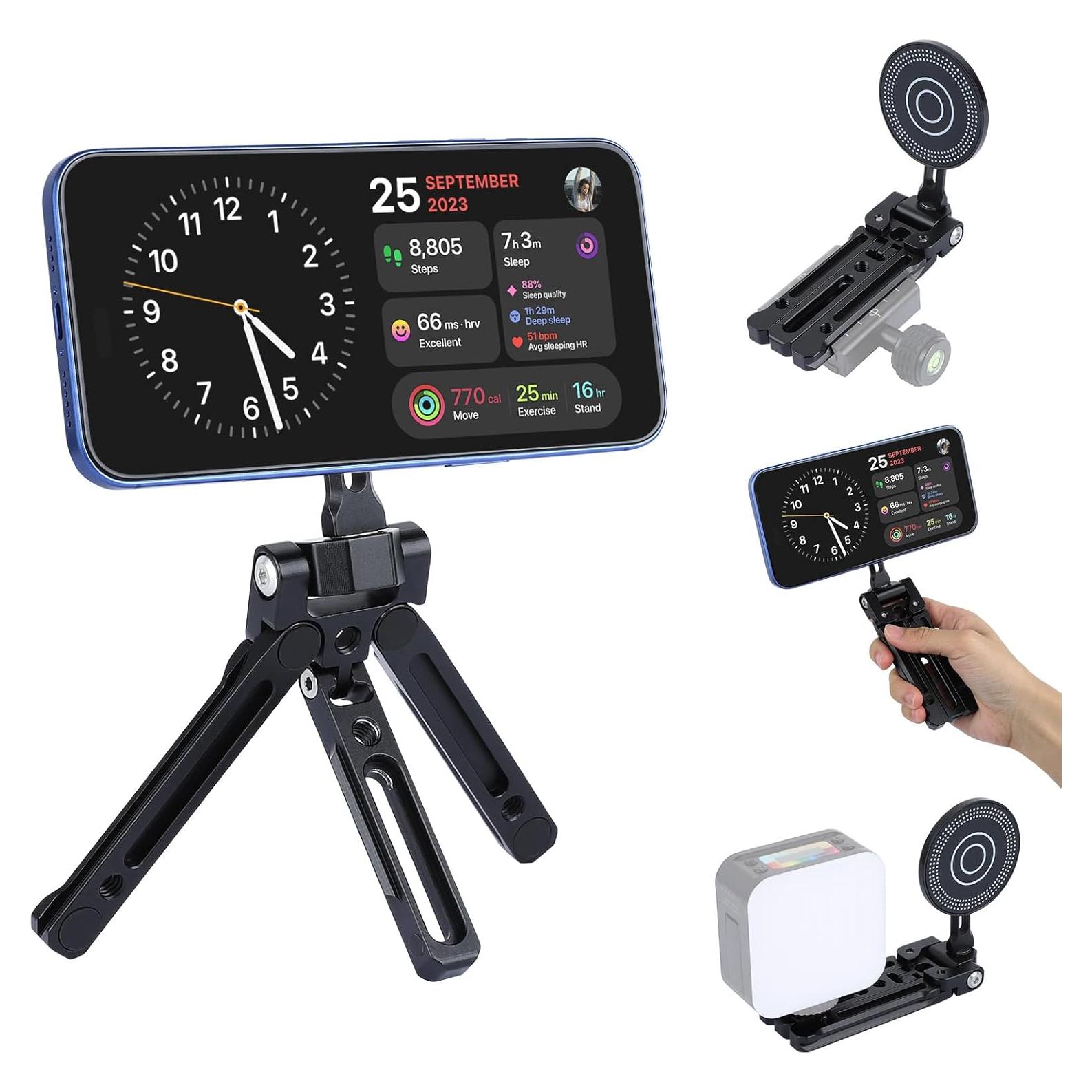 Soporte de trípode magnético UTEBIT para iPhone 16/15/14/13