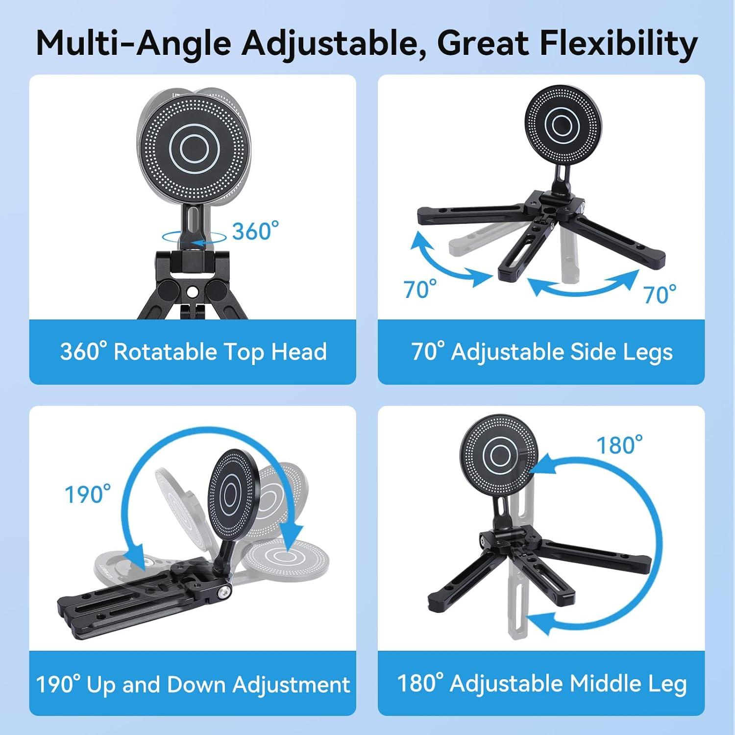Soporte de trípode magnético UTEBIT para iPhone 16/15/14/13