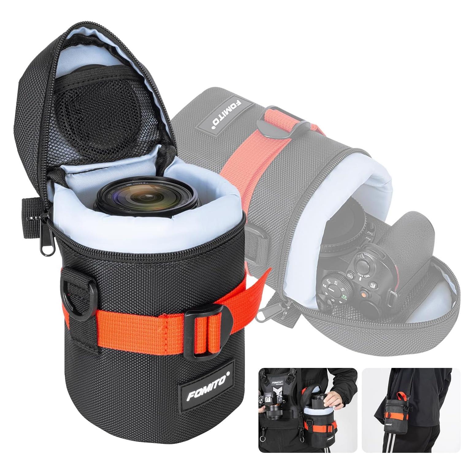 Funda de Lente de Cámara FOMITO M para Lentes hasta 10cm