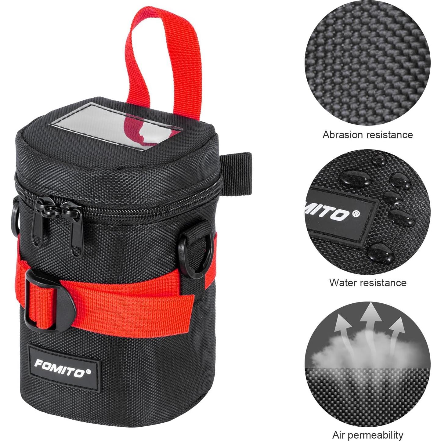 Funda de Lente de Cámara FOMITO M para Lentes hasta 10cm