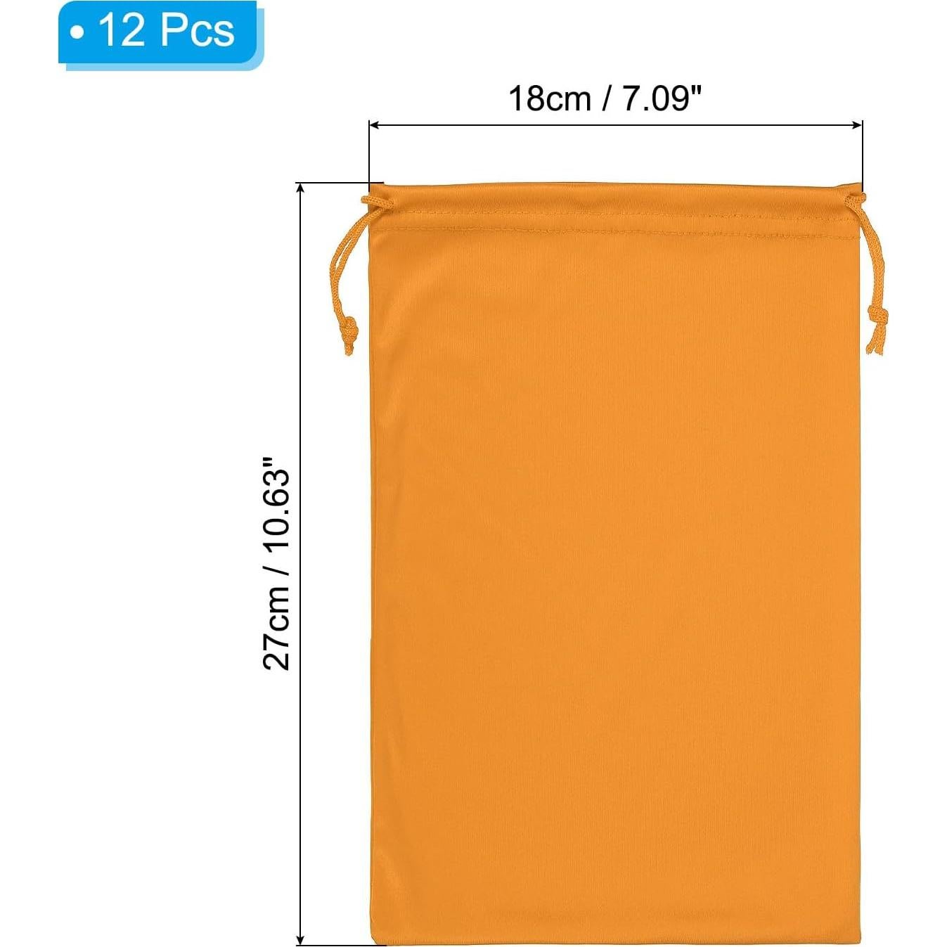 Bolsa de Gafas de Esquí PATIKIL Microfibra 27x18cm Naranja