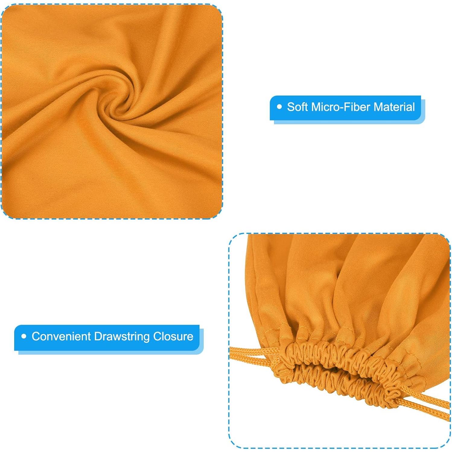 Bolsa de Gafas de Esquí PATIKIL Microfibra 27x18cm Naranja