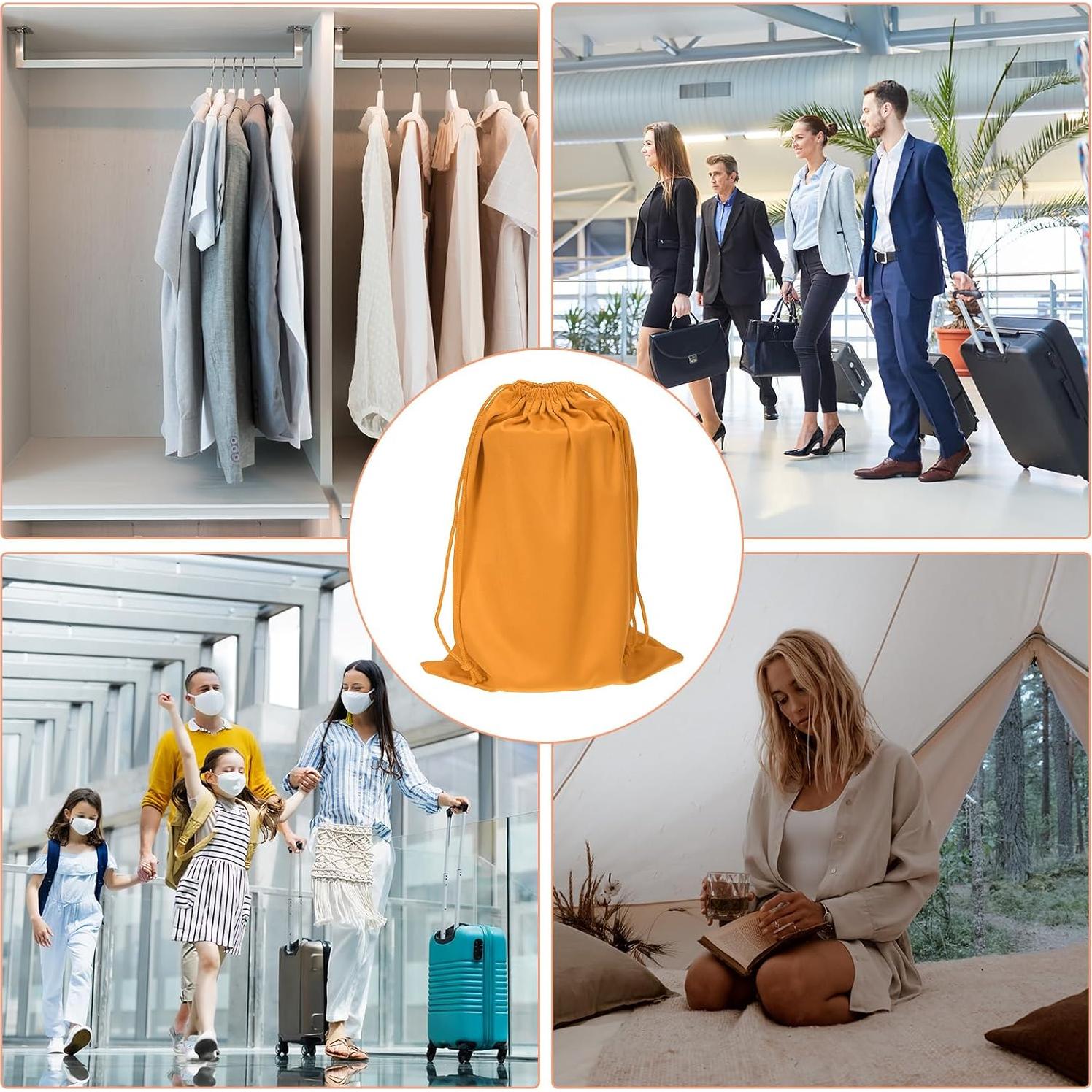 Bolsa de Gafas de Esquí PATIKIL Microfibra 27x18cm Naranja