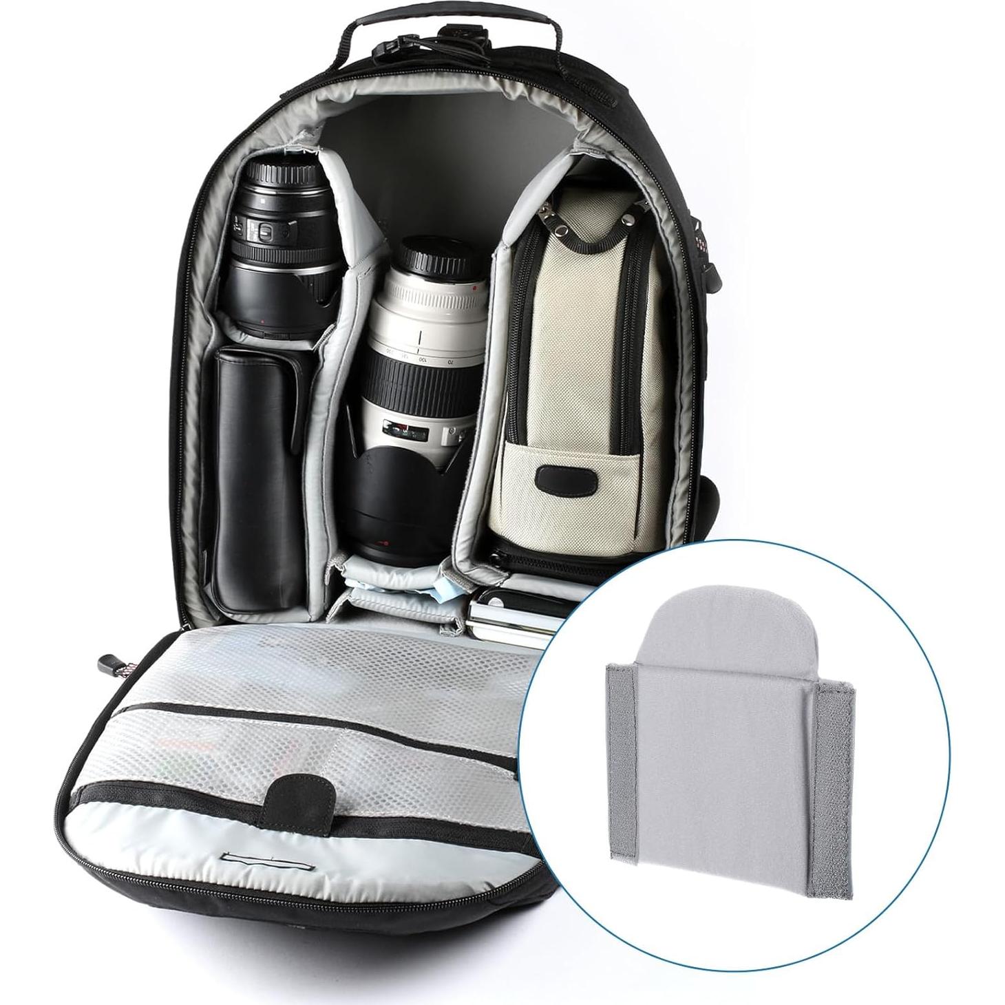 Divisor Acolchado para Bolsa de Cámara PATIKIL 4Pcs 16.5x16cm