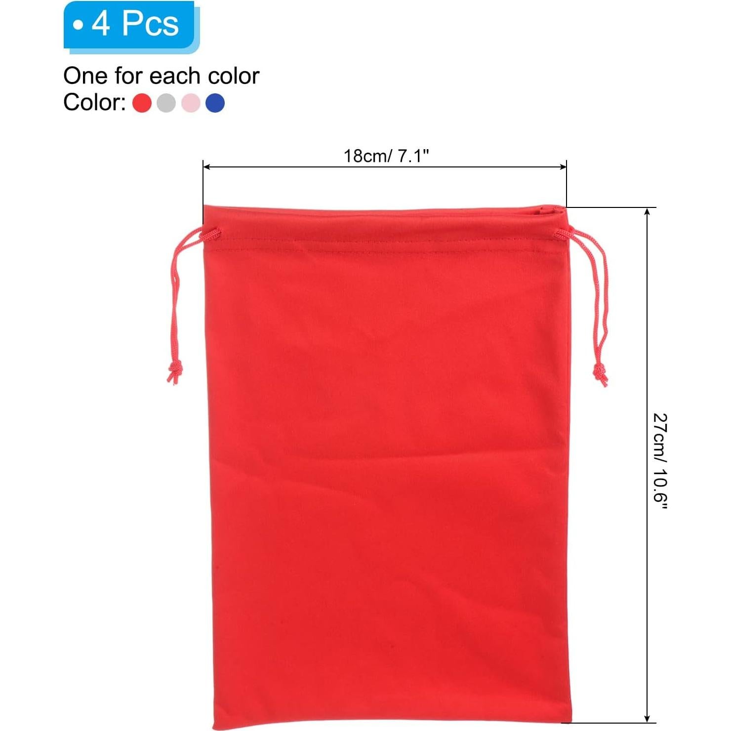 Bolsa de Gafas de Esquí PATIKIL Microfibra 18x27cm 4 Unidades