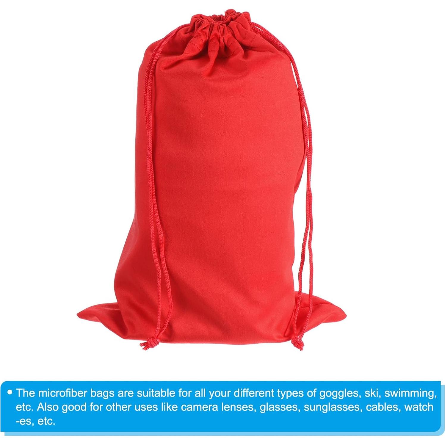 Bolsa de Gafas de Esquí PATIKIL Microfibra 18x27cm 4 Unidades