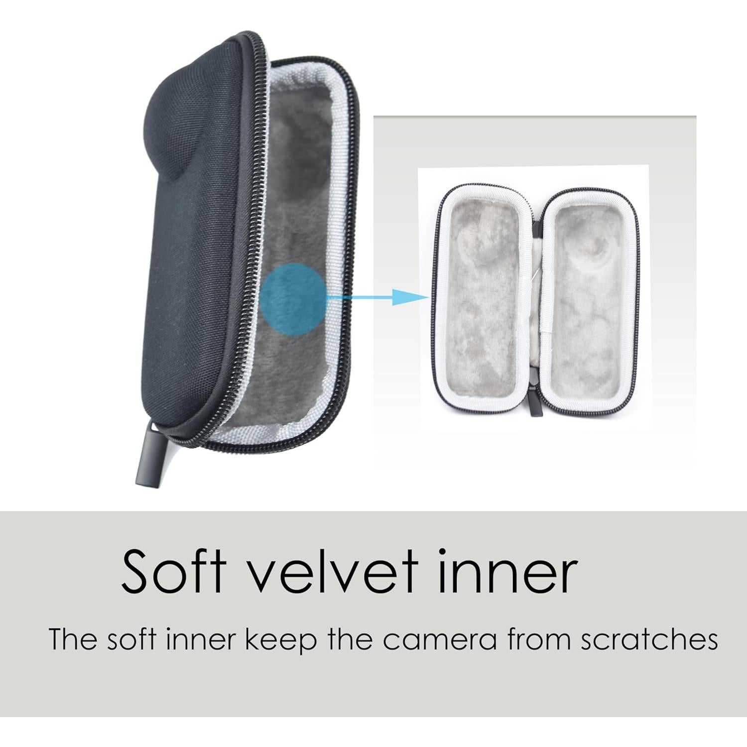 Funda Dura Fotoleey para Insta360 X4 Air/X5 - Protección y Portabilidad