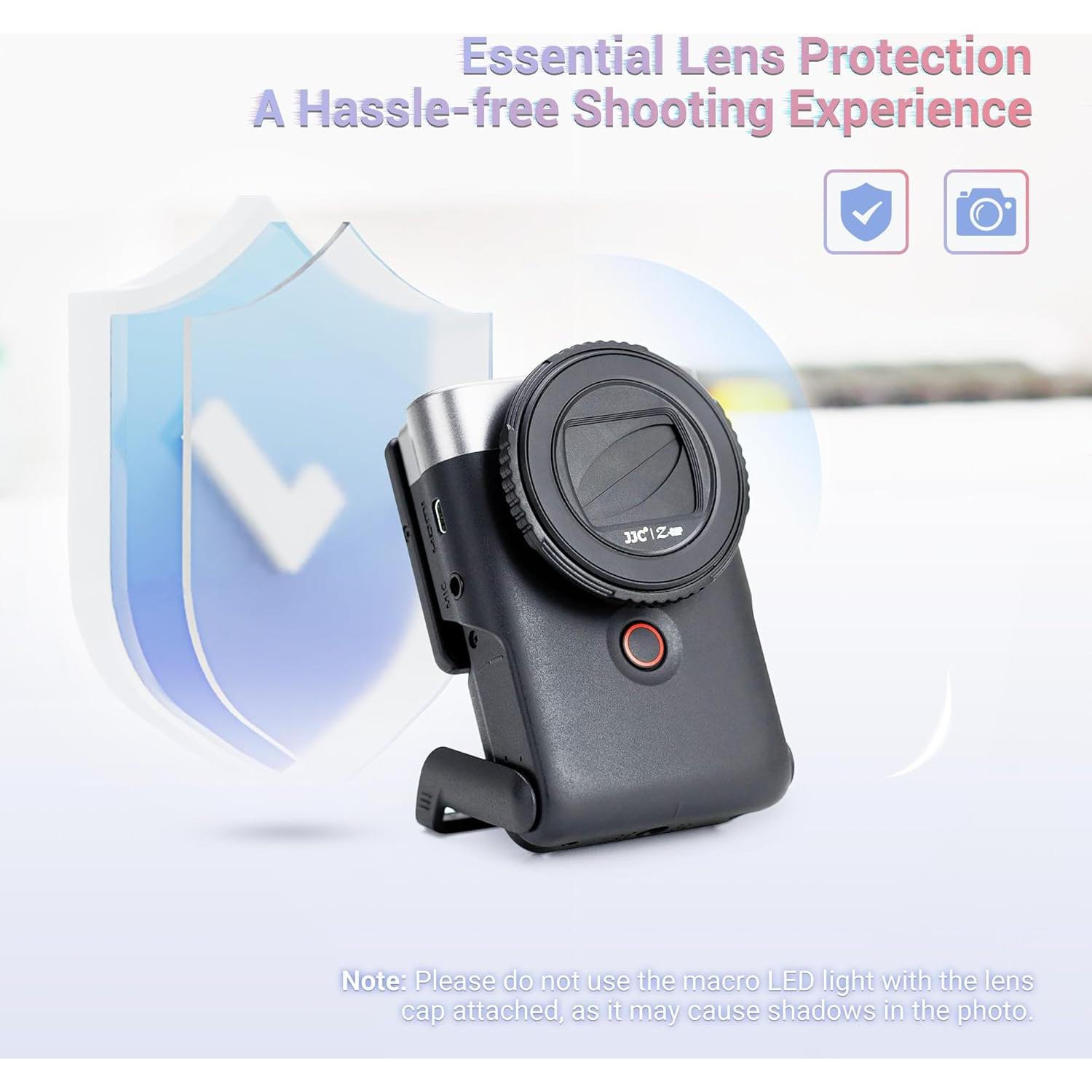 Cubierta de lente JJC para Canon PowerShot V10, a prueba de polvo y rayones