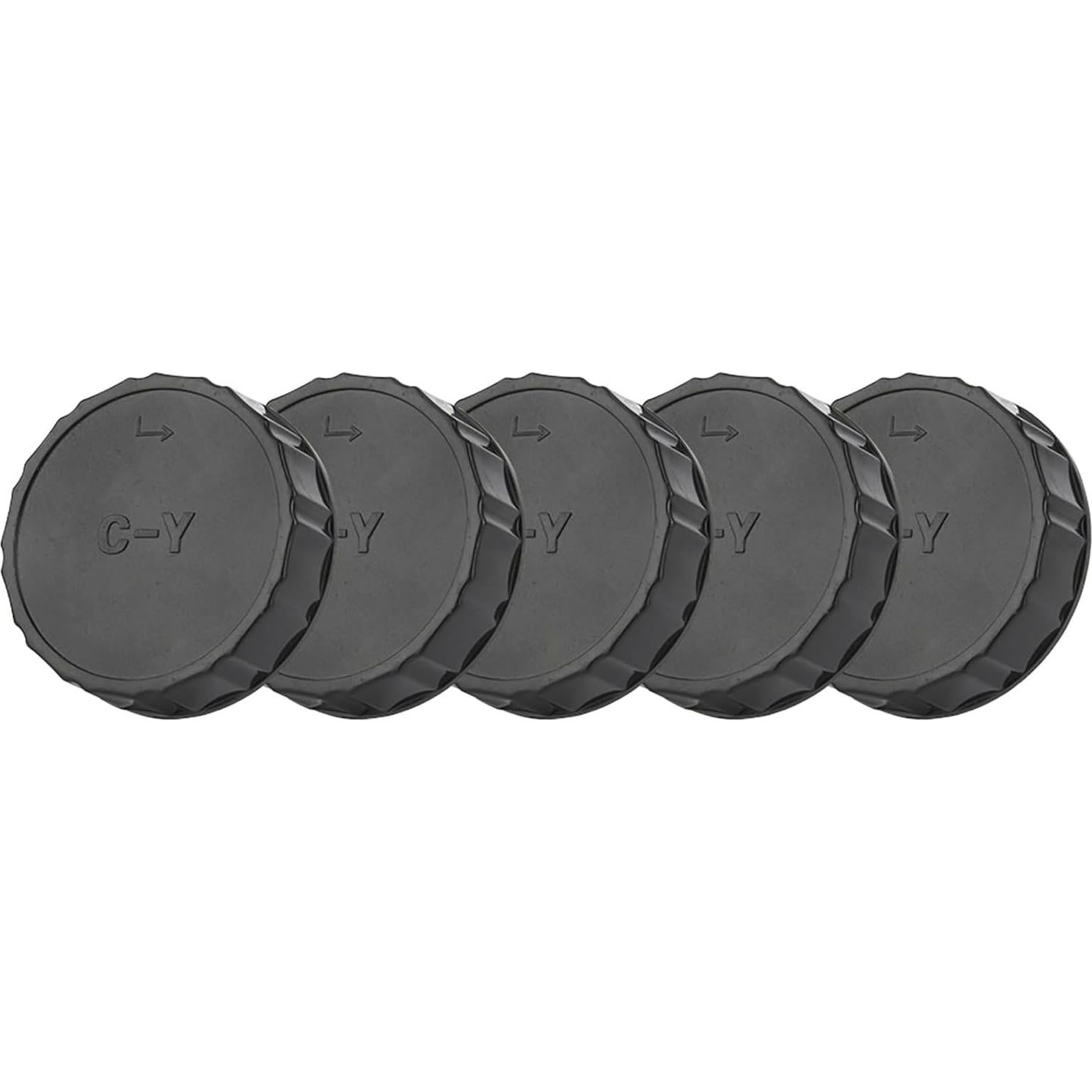 Tapa Trasera de Lente KIMISS para Montura Contax CY - Juego de 5