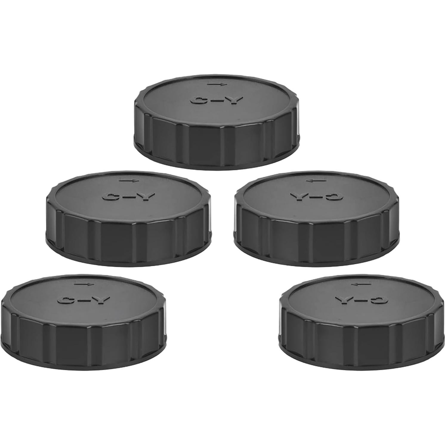 Tapa Trasera de Lente KIMISS para Montura Contax CY - Juego de 5