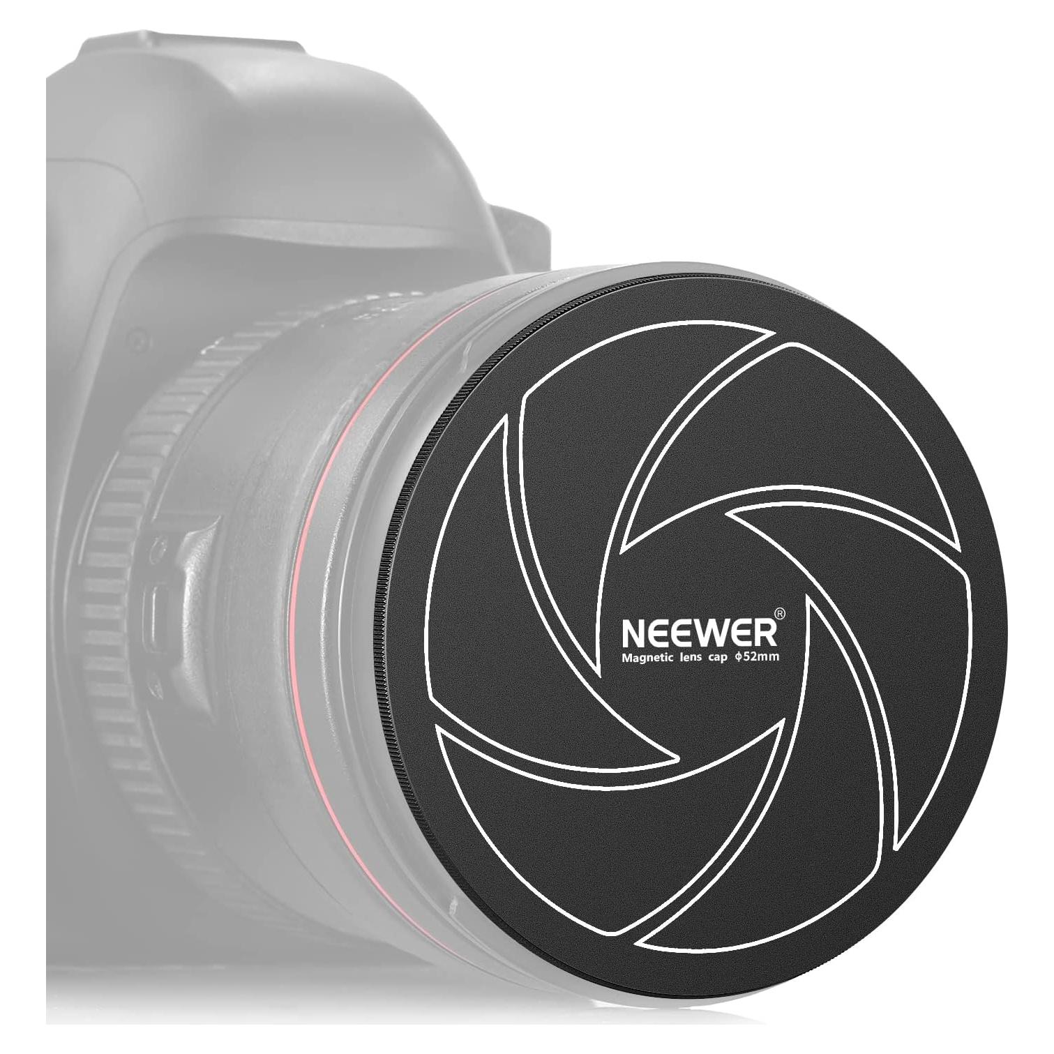 Tapa de Lente Magnética NEEWER 52mm Aluminio Ultra Delgado