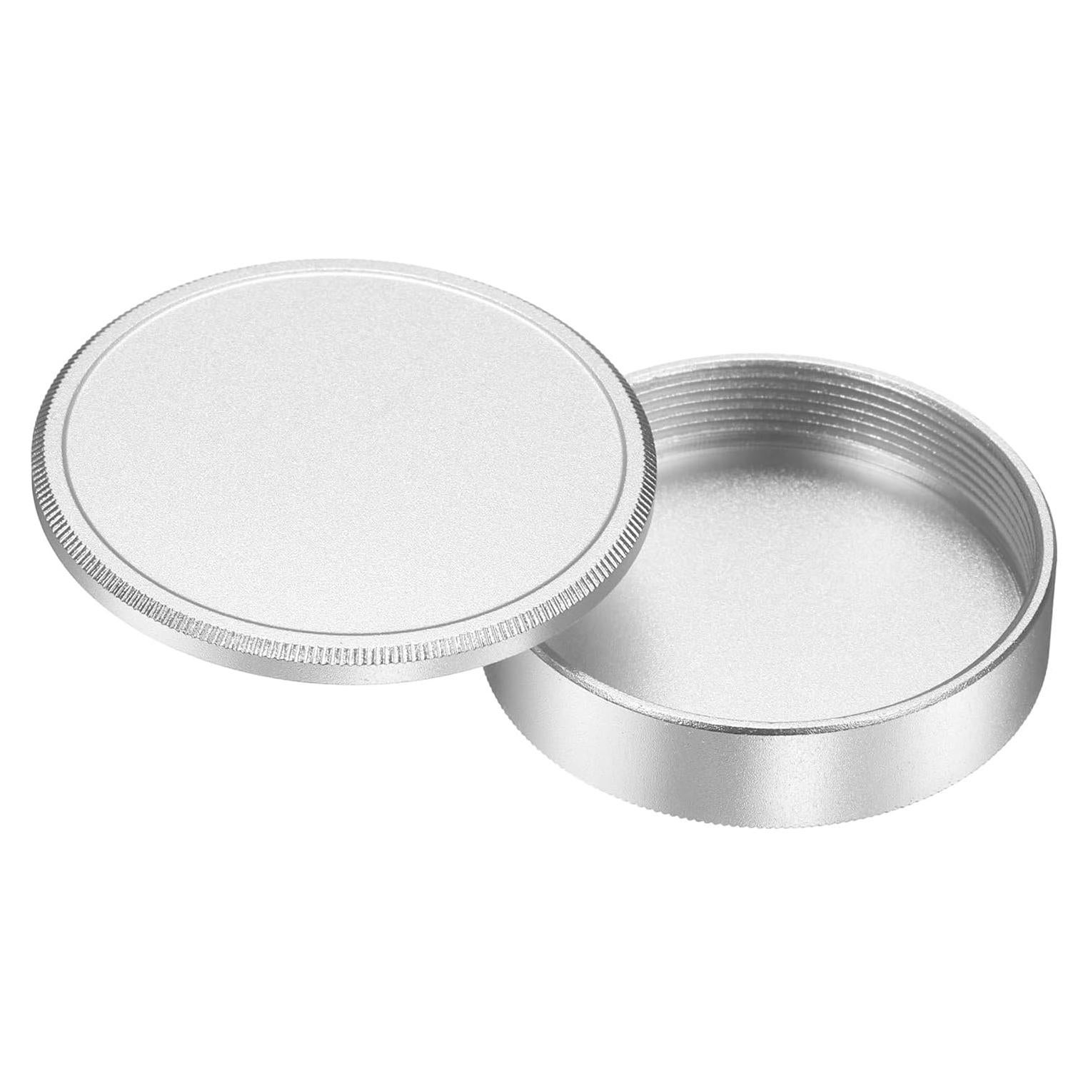 Tapa de lente de metal PATIKIL 39mm x 1mm plata