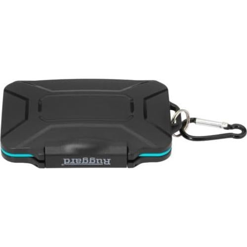 Funda para Tarjetas de Memoria Ruggard Leda Negra - 12 SD y 12 microSD