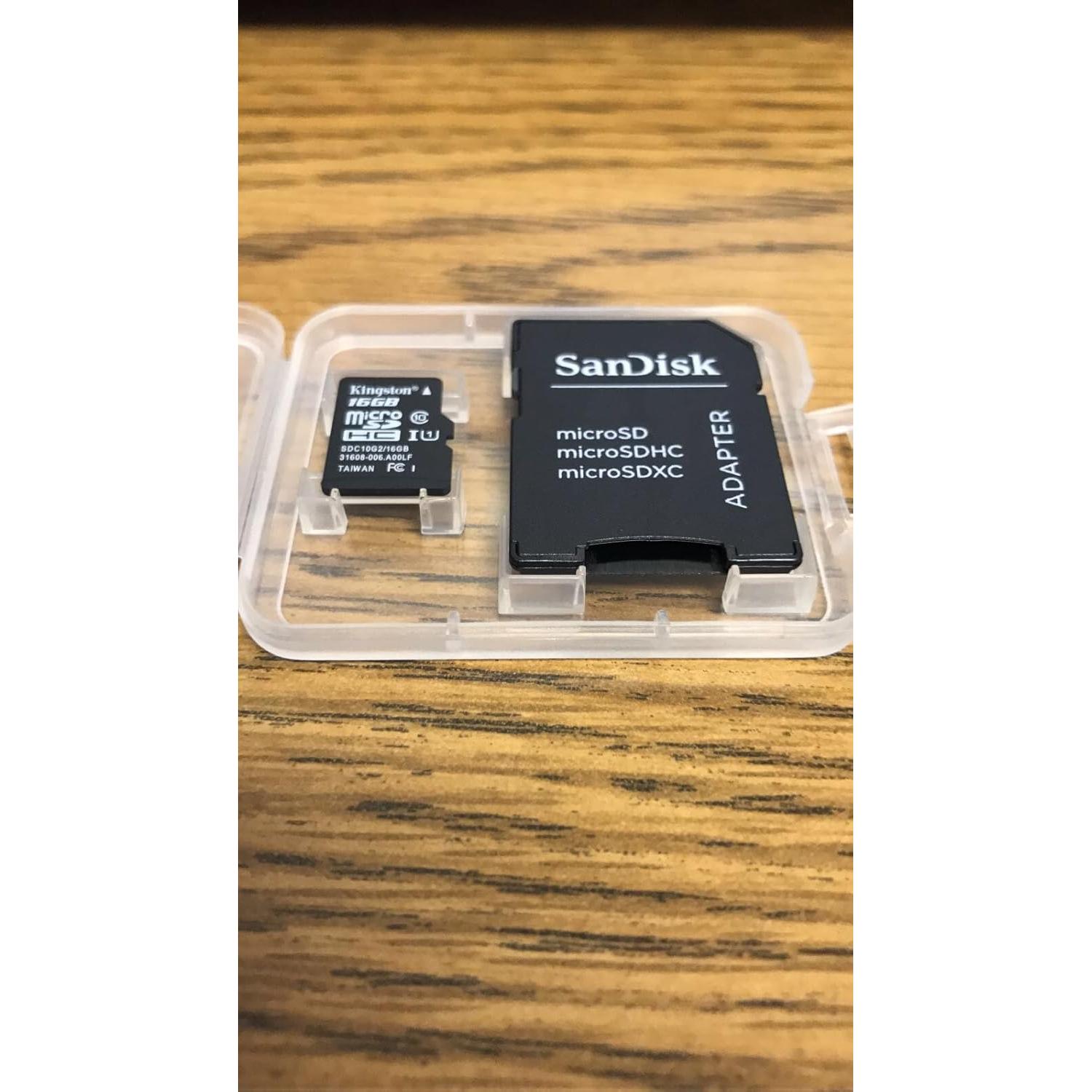 Paquete de 20 Estuches Plásticos eTECH para Tarjetas SD/MicroSD