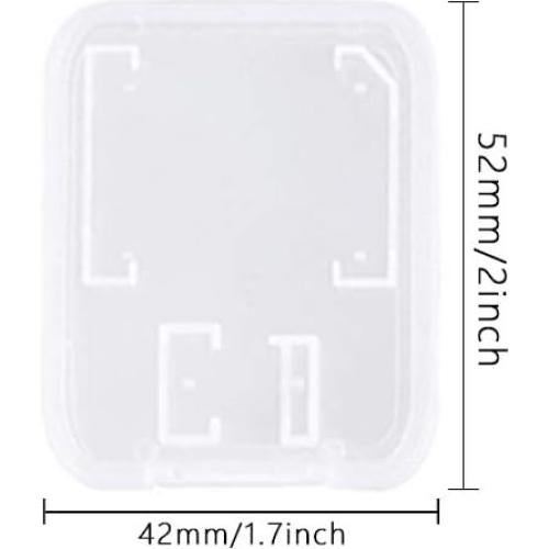 Estuche de Plástico Transparente SteelFever para 20 Tarjetas SD