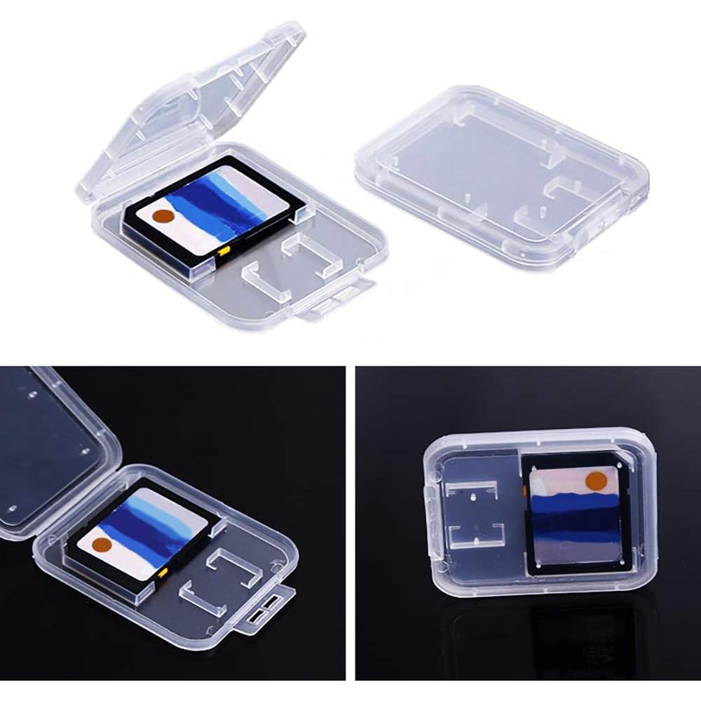 Estuche de Plástico Transparente SteelFever para 20 Tarjetas SD