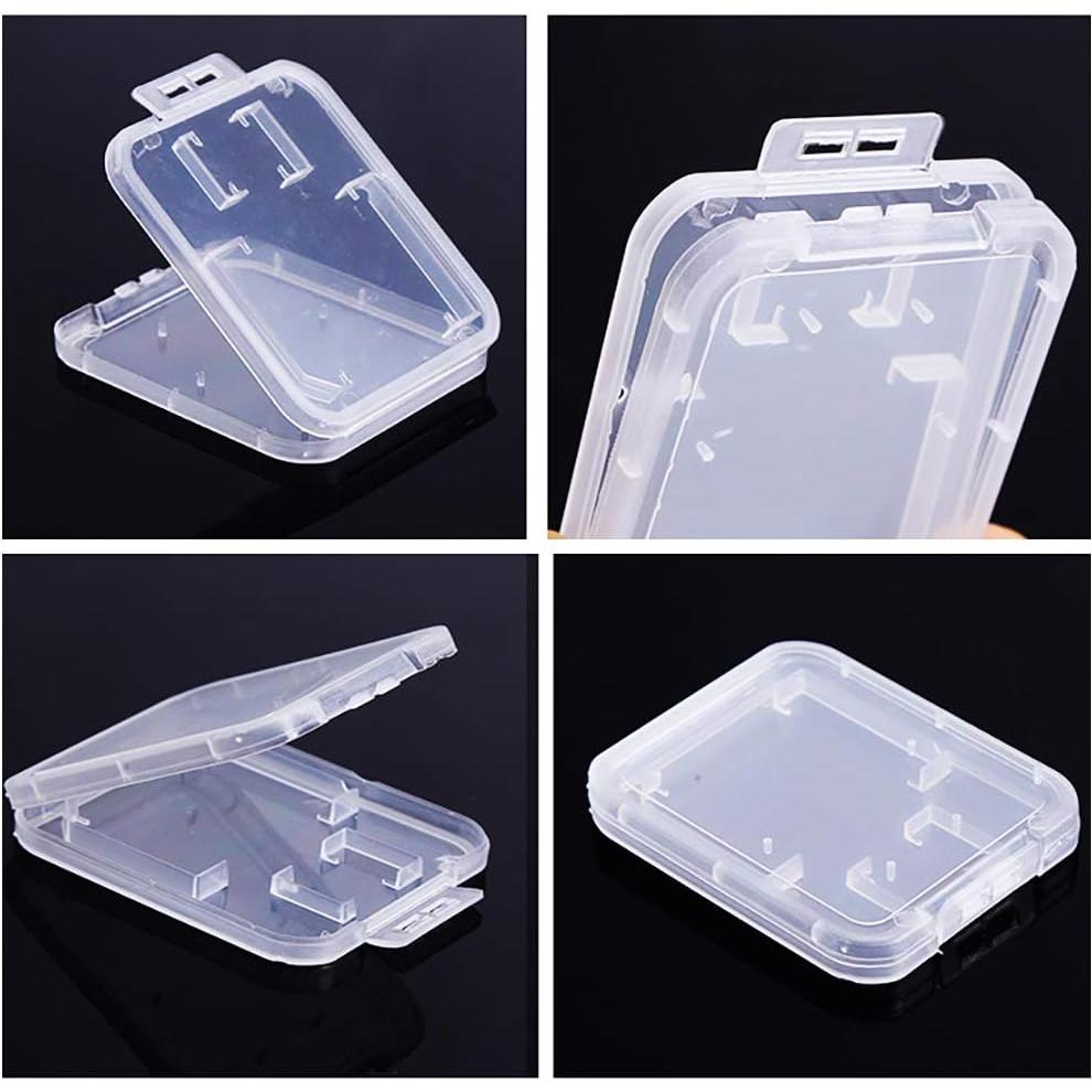 Estuche de Plástico Transparente SteelFever para 20 Tarjetas SD