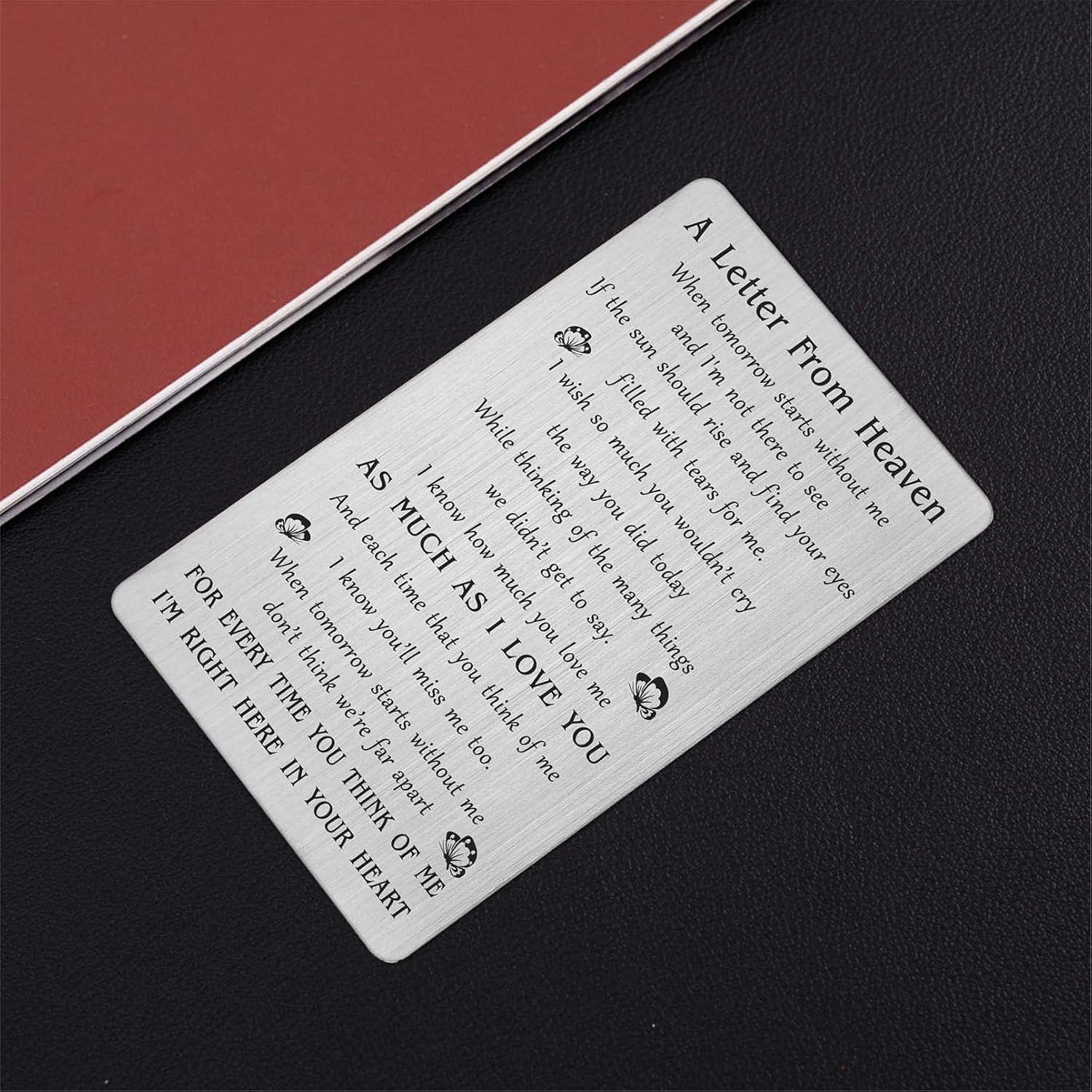 Tarjeta de Simpatía TANWIH - Carta del Cielo 8.57x5.40cm