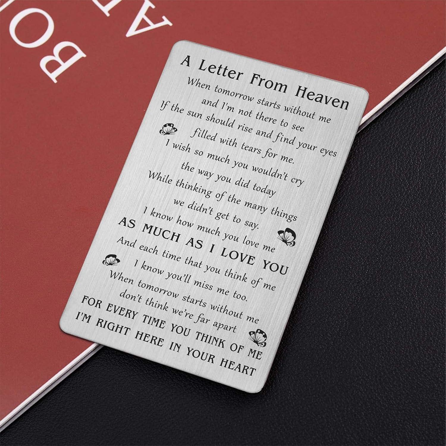 Tarjeta de Simpatía TANWIH - Carta del Cielo 8.57x5.40cm