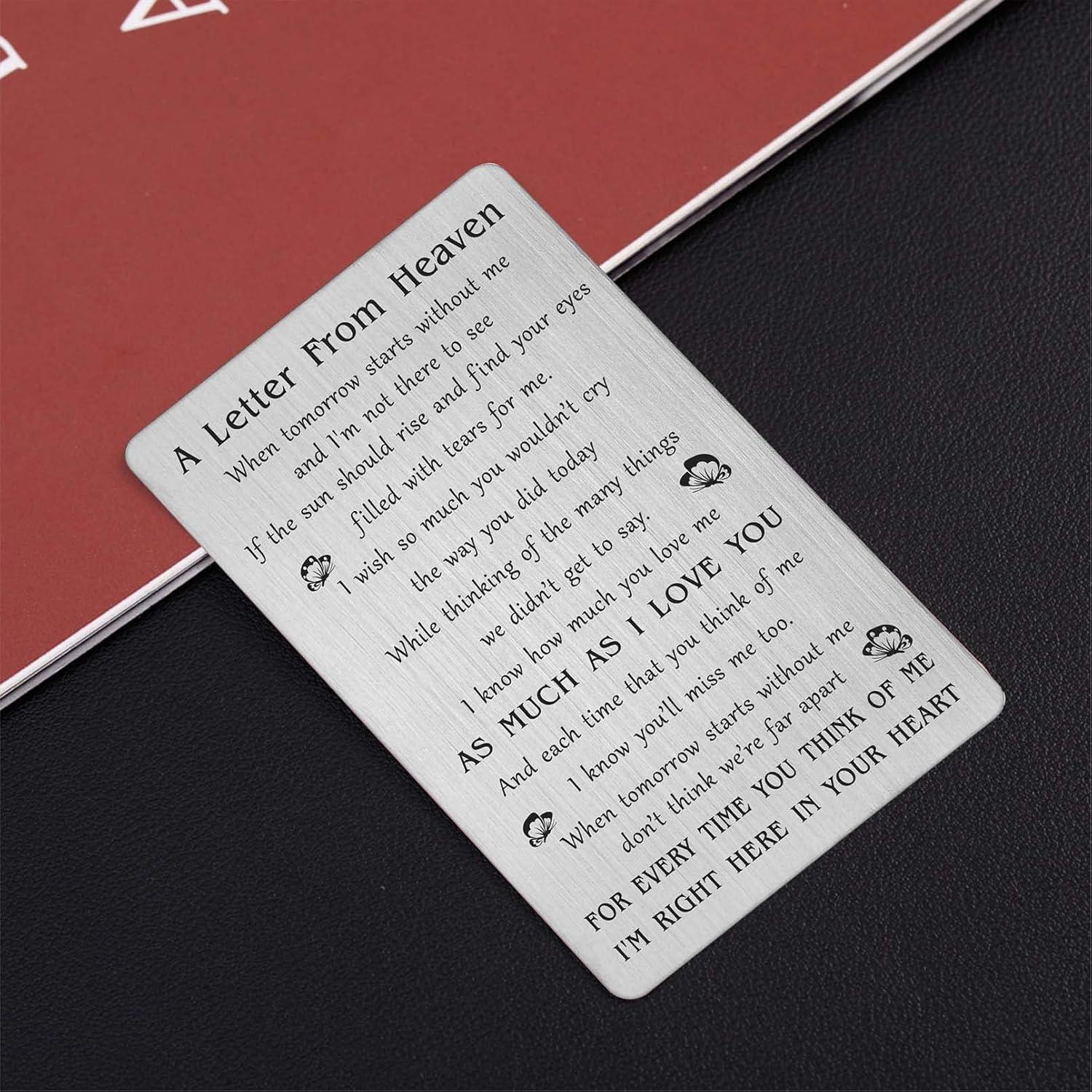 Tarjeta de Simpatía TANWIH - Carta del Cielo 8.57x5.40cm