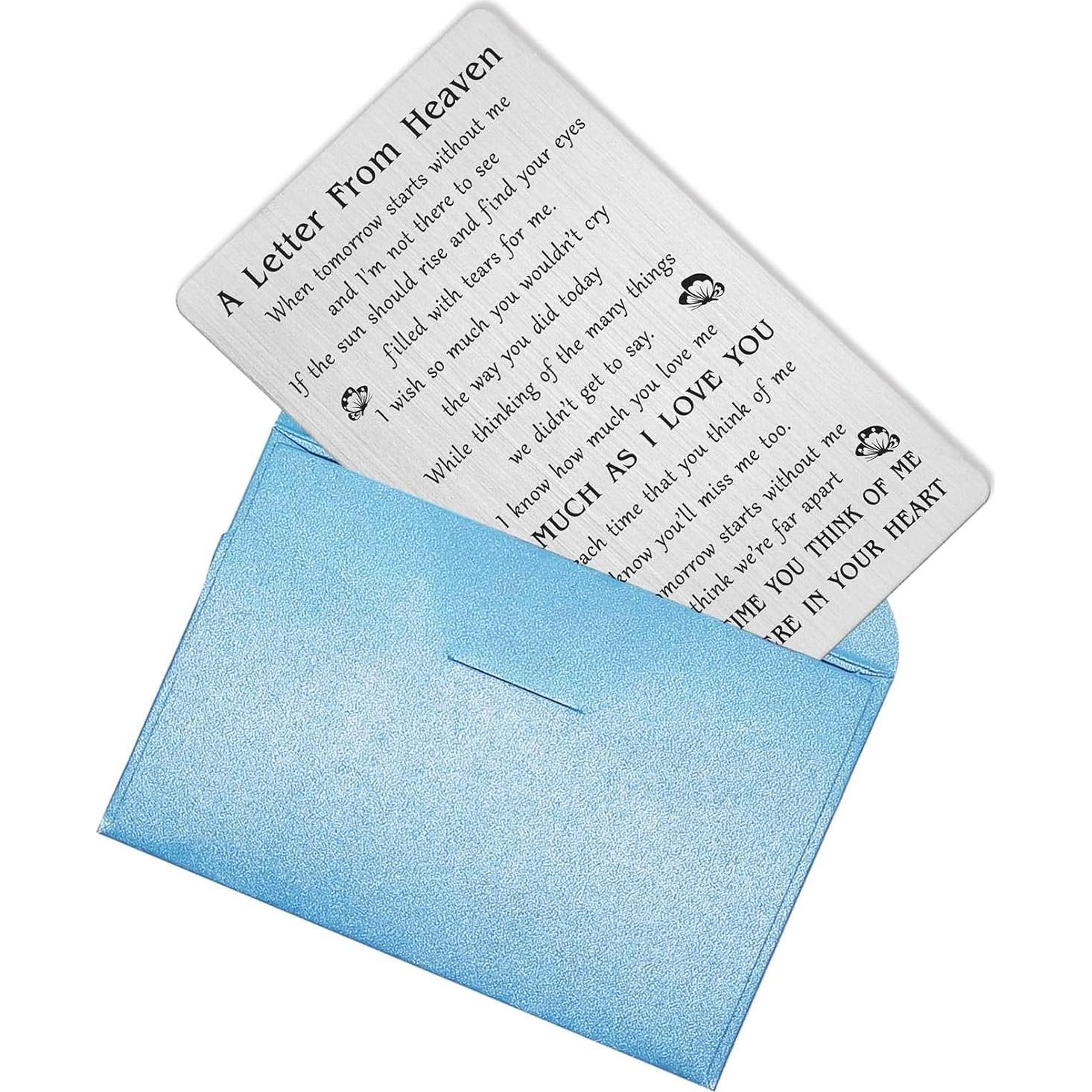 Tarjeta de Simpatía TANWIH - Carta del Cielo 8.57x5.40cm