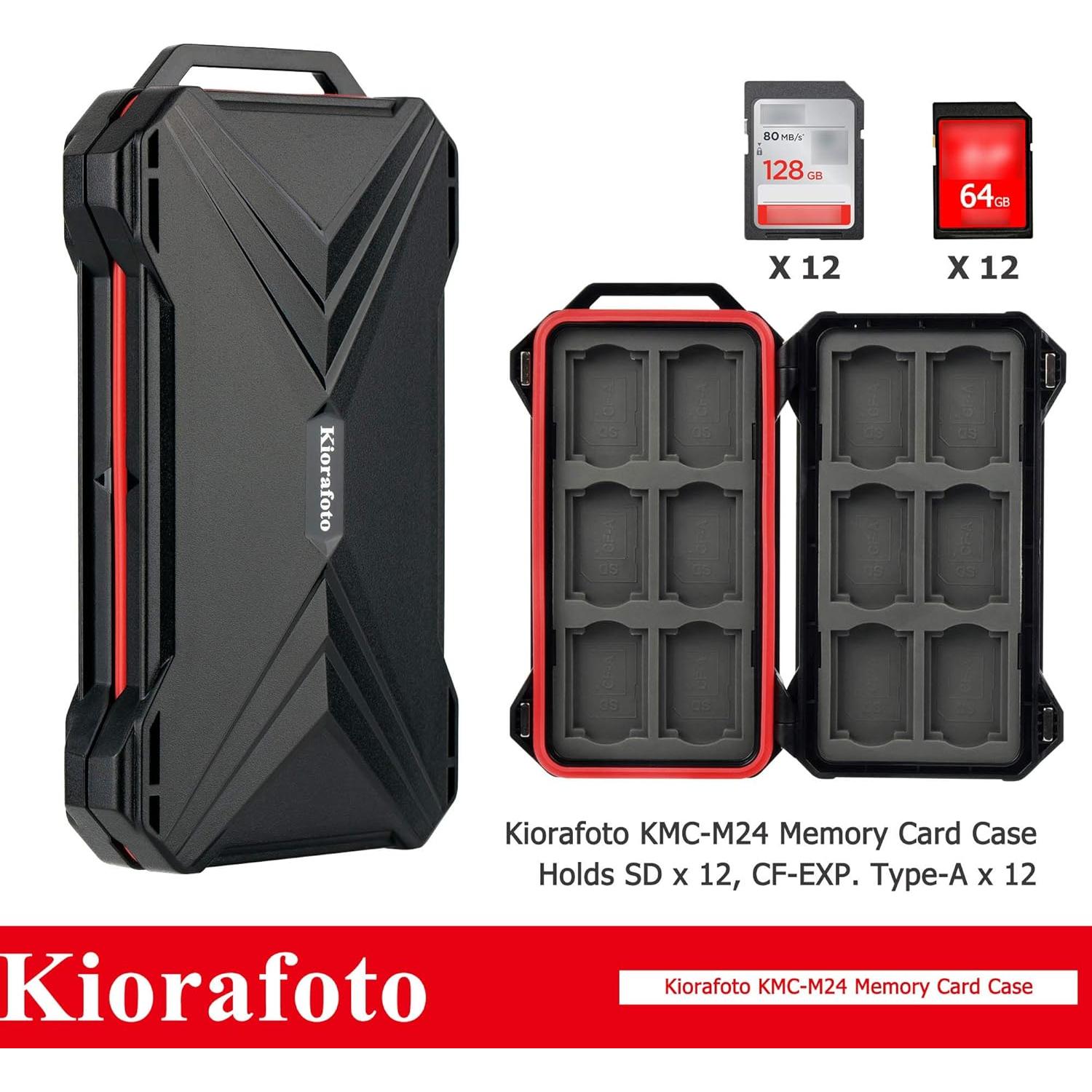 Estuche Protector Kiorafoto para 12 SD y 12 CFexpress Tipo A