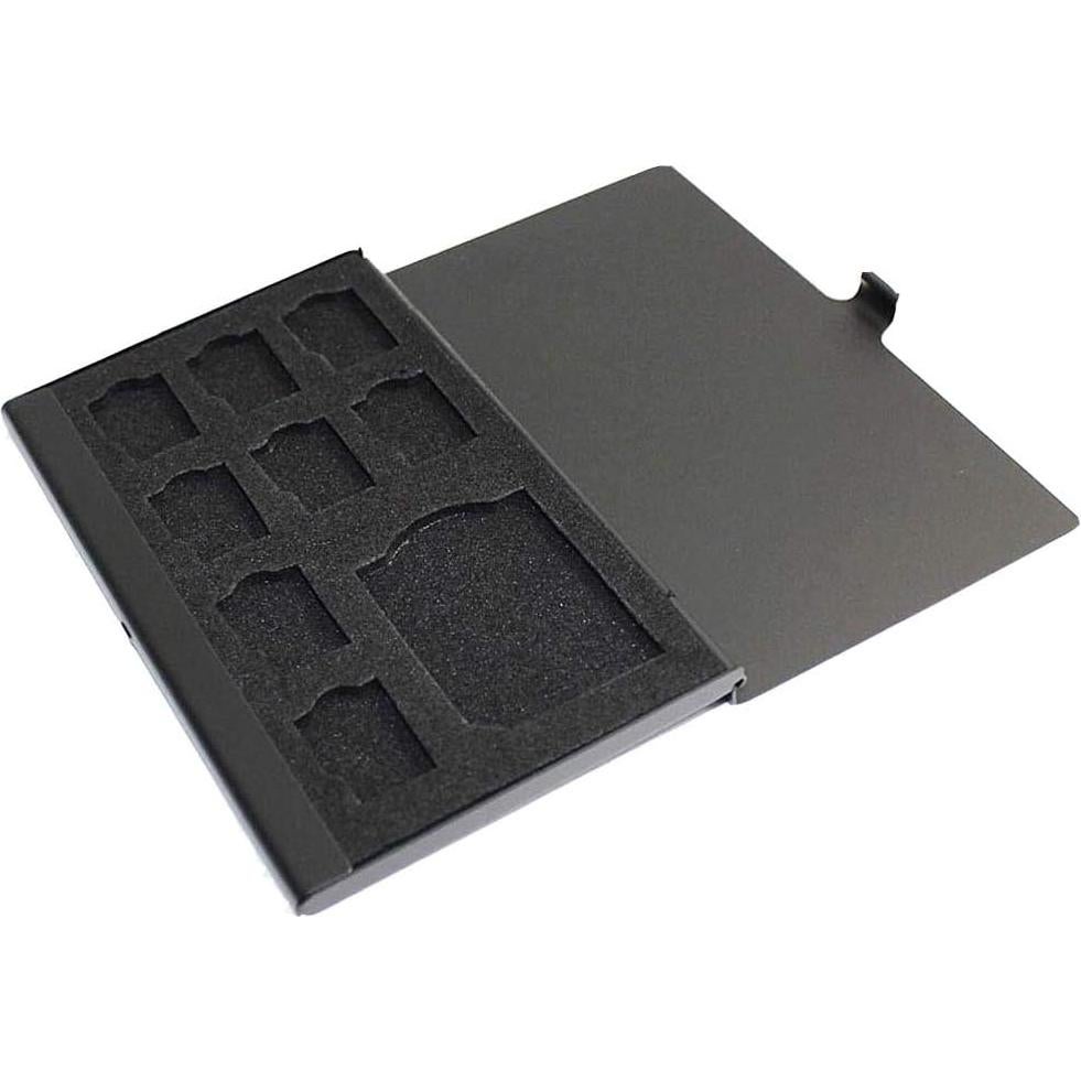 Funda Dura PCTC para Tarjetas de Memoria 9 en 1 - Aluminio Gris