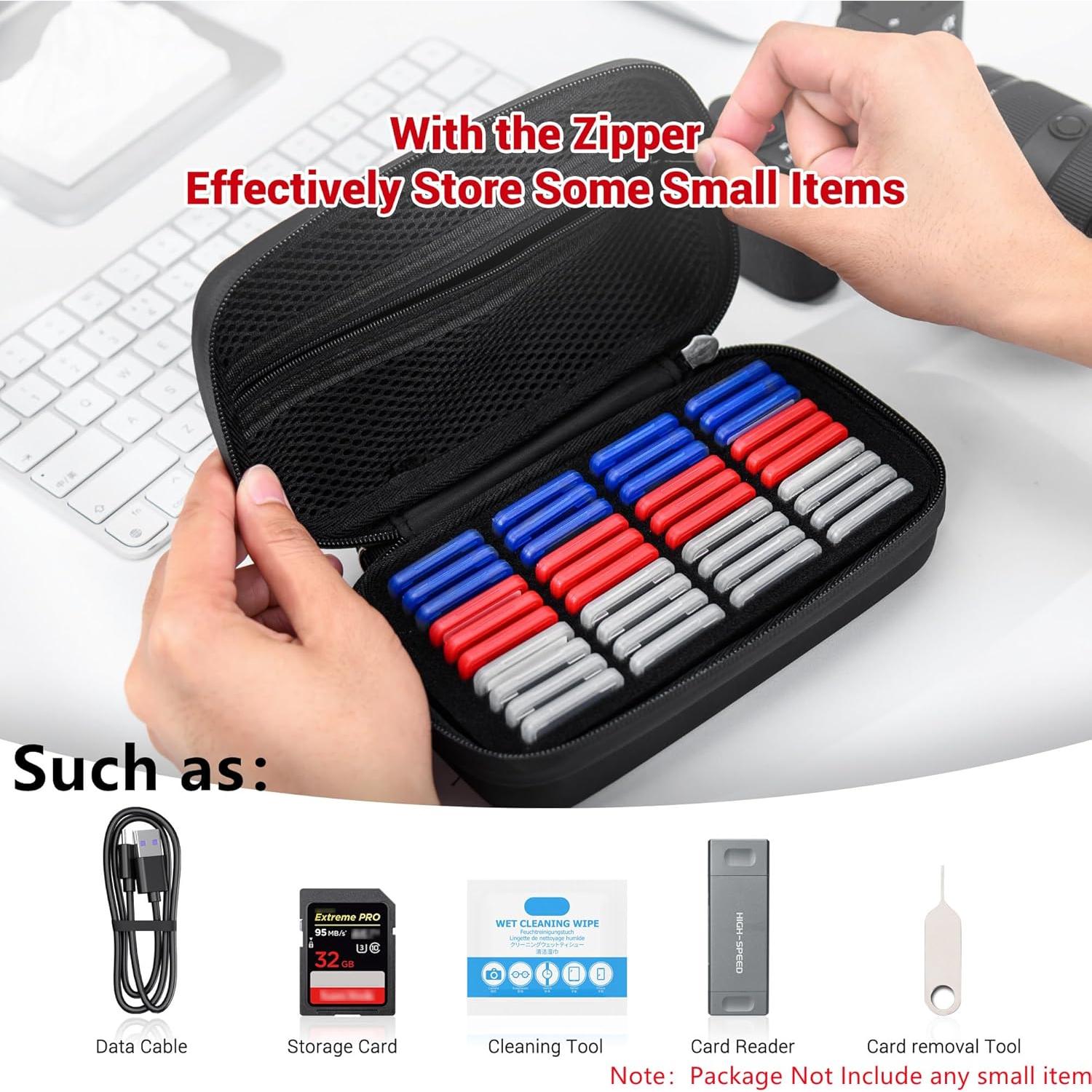 Funda organizadora para 40 tarjetas SD Kiorafoto impermeable