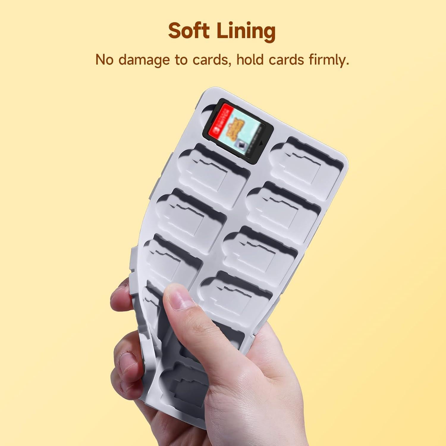 Estuche Portátil JINGDU para 48 Tarjetas Micro SD y NS, Rojo