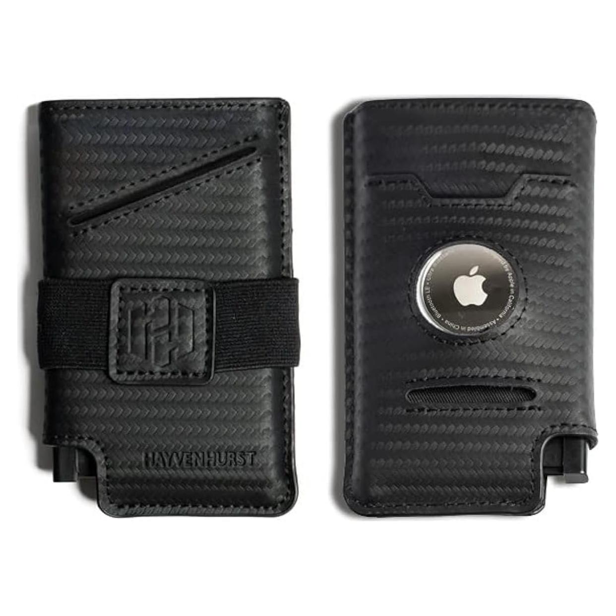 Billetera Minimalista Slim Hayvenhurst con Bloqueo RFID - Negro