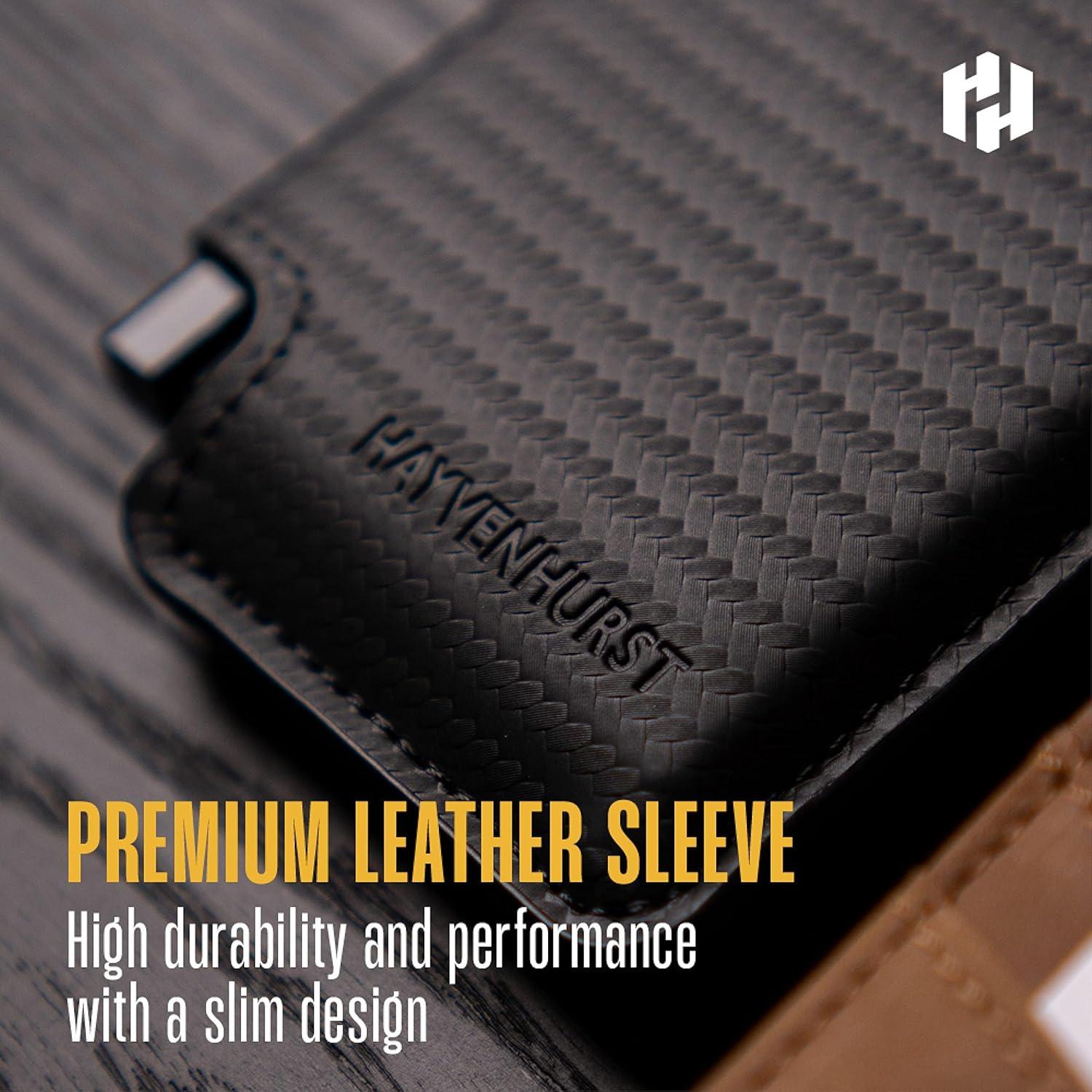 Billetera Minimalista Slim Hayvenhurst con Bloqueo RFID - Negro