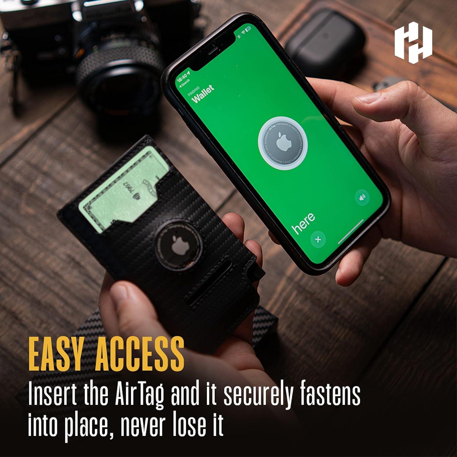 Billetera Minimalista Slim Hayvenhurst con Bloqueo RFID - Negro