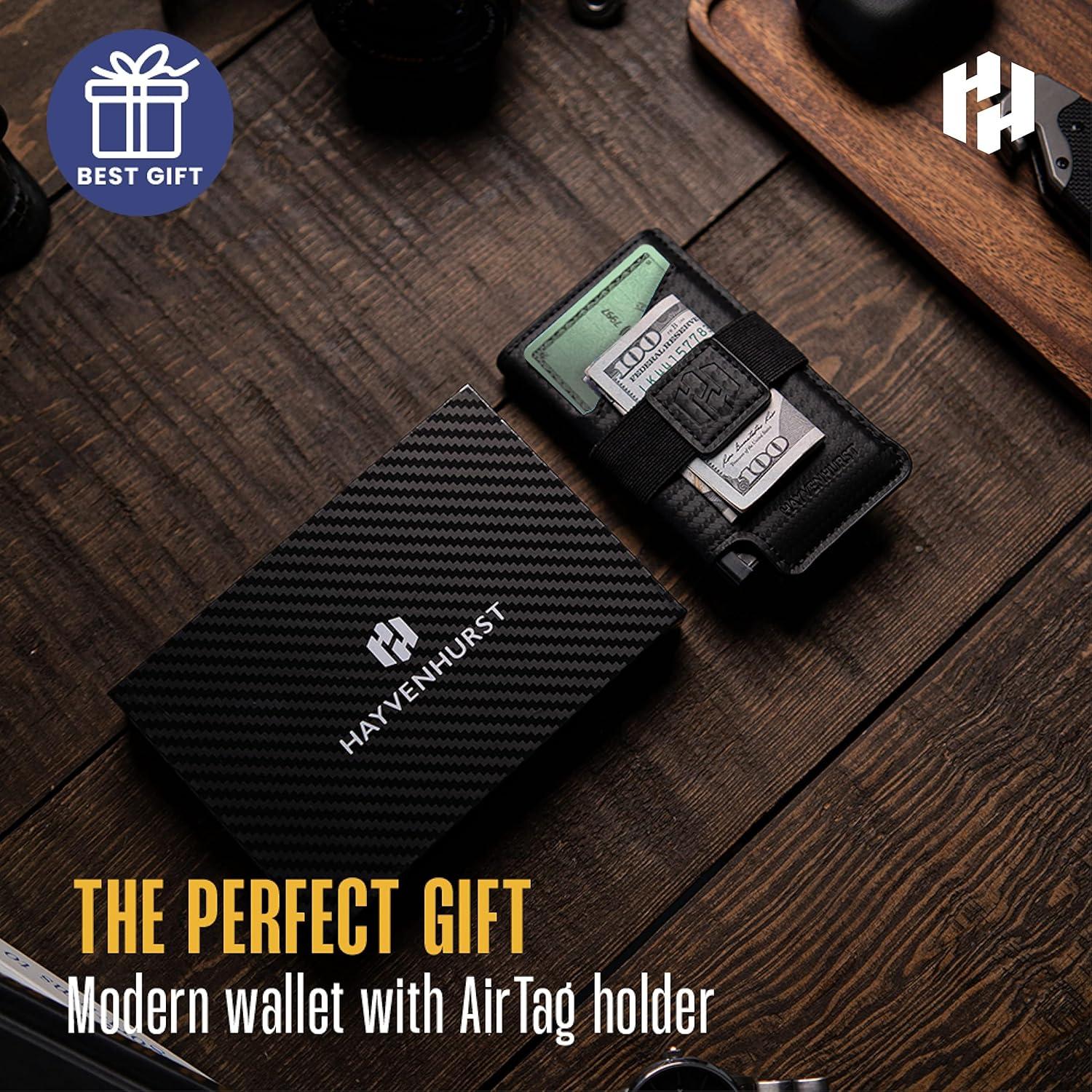 Billetera Minimalista Slim Hayvenhurst con Bloqueo RFID - Negro