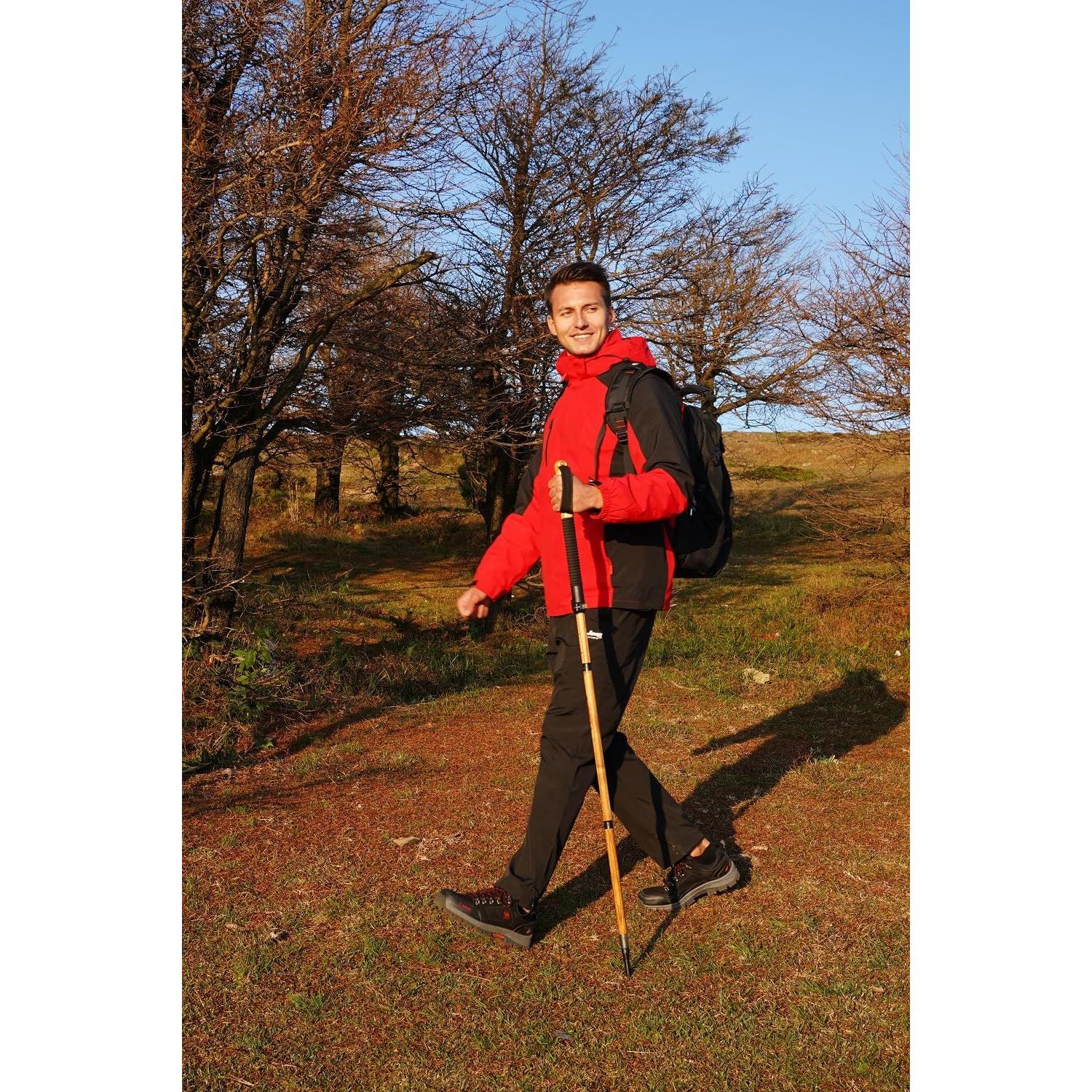 Bastón de Senderismo FOREST PILOT Madera Sassafras Ajustable 139cm