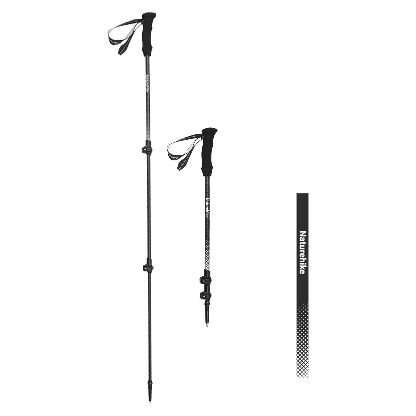 Bastón de Trekking Plegable Naturehike 3K Carbono 120 cm