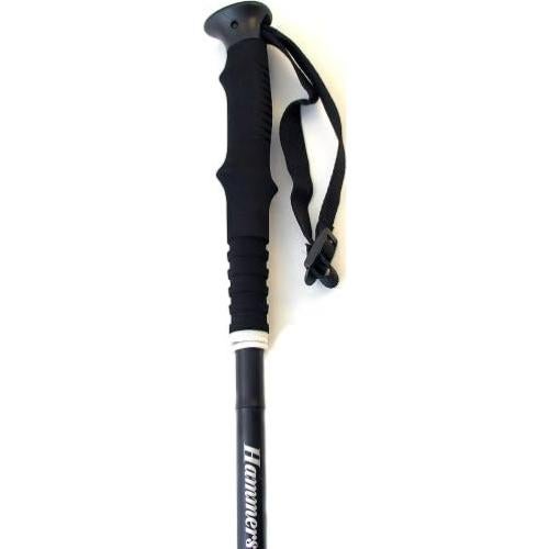 Bastón de Pesca Plegable Hammers 133 cm Aluminio Negro