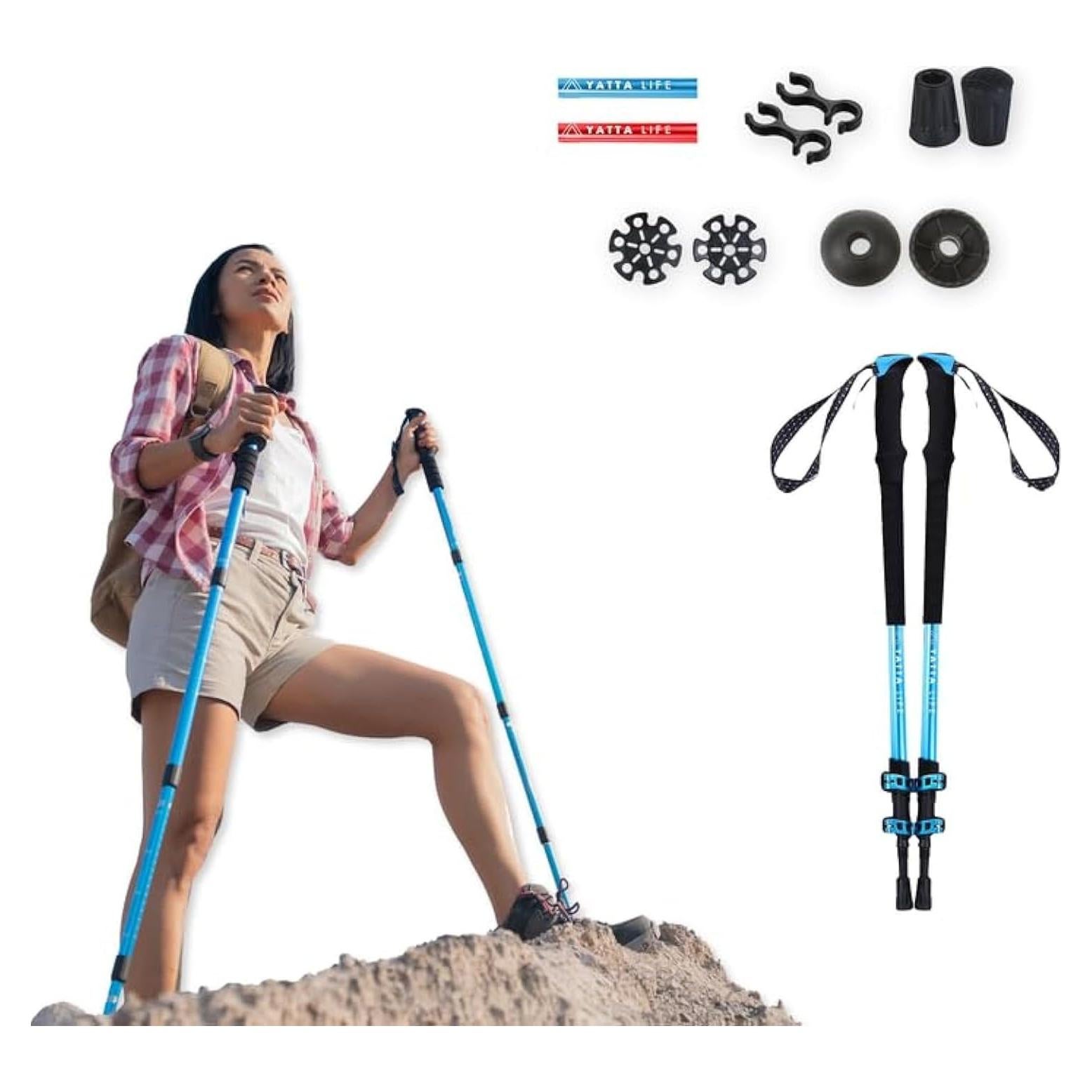 Bastones de Trekking Yatta Life Adventure Pro Plegables 135cm